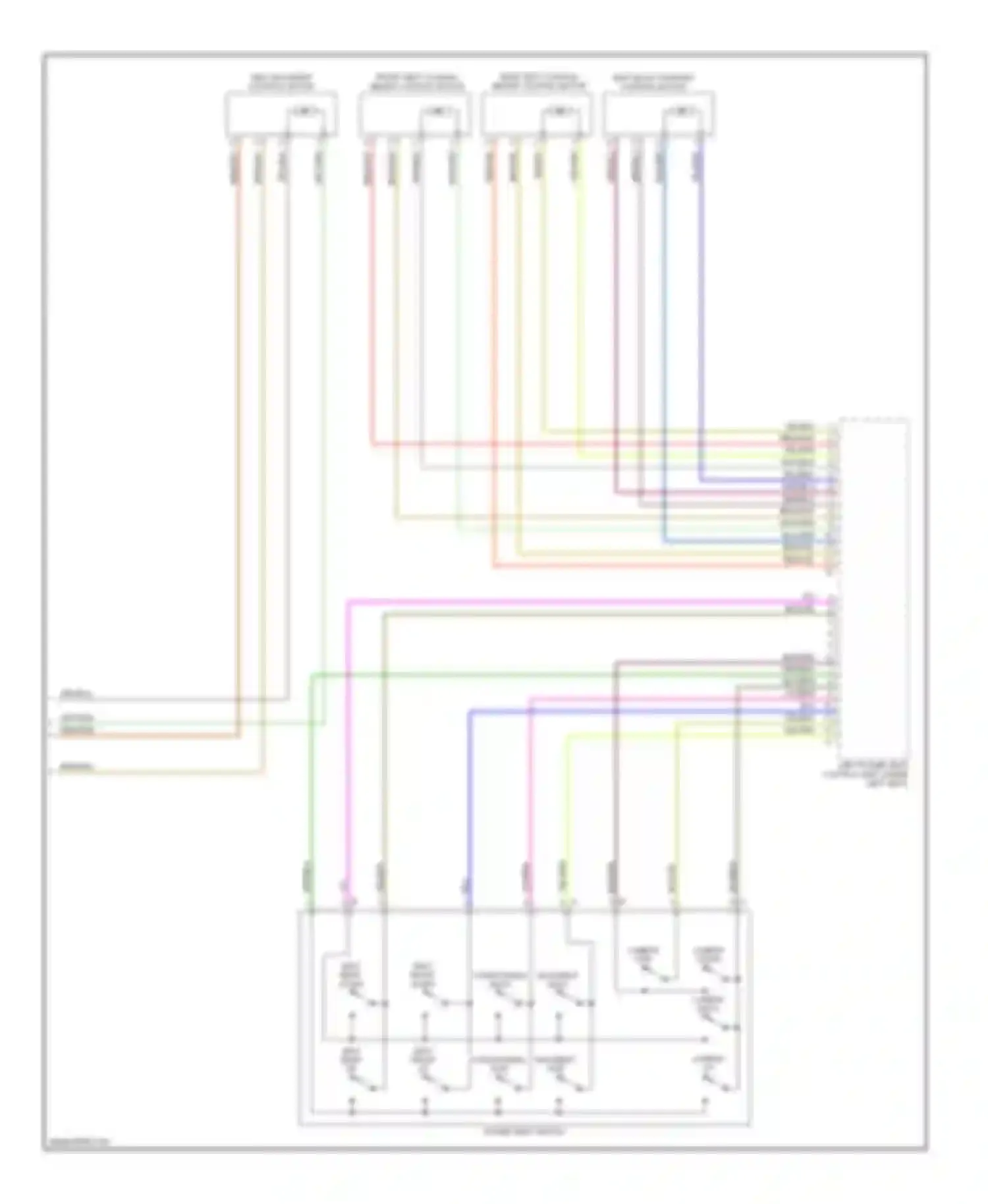 Boxster Porsche 987 (2004-2006): Memory seat circuit (2 of 2)