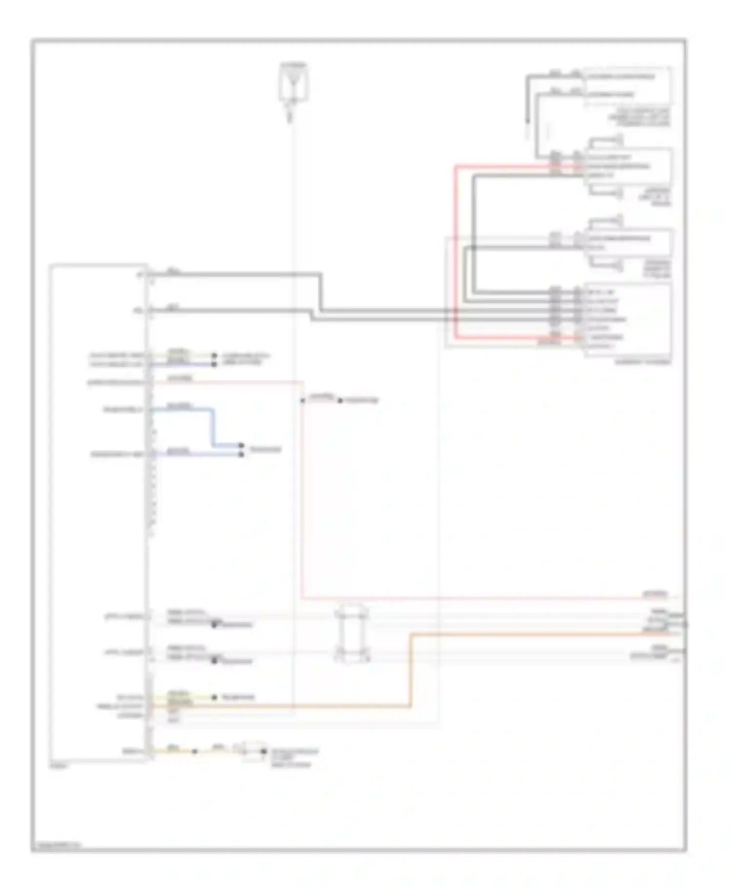 Boxster Porsche 987 (2004-2006): Radio circuit, with bose without navigation (1 of 2)
