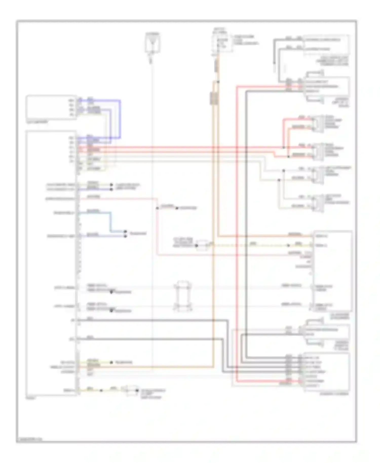 Boxster Porsche 987 (2004-2006): Radio circuit, without bose without navigation