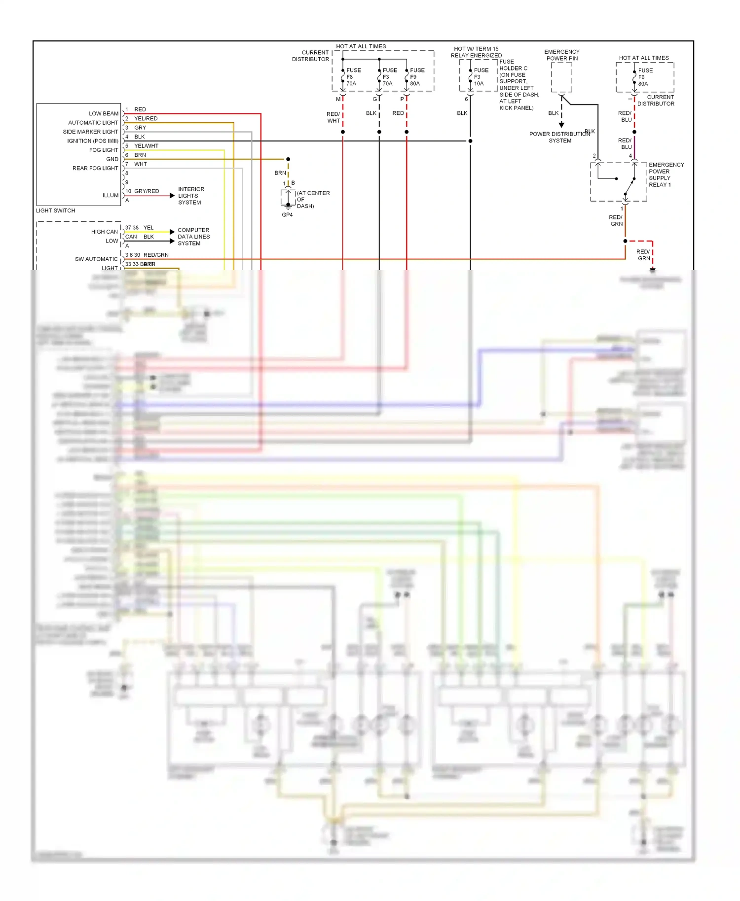 Porsche Boxster 987 (2004-2006) flapper wiring diagram  (1 of 1)