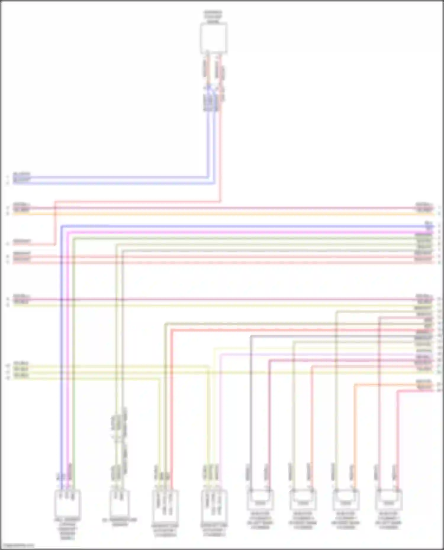 Cayenne Coupe Porsche III facelift (2023-2024): Wiring diagram engine performance 4.0l turbo hybrid, engine controls circuit, ea825 (10 of 11)