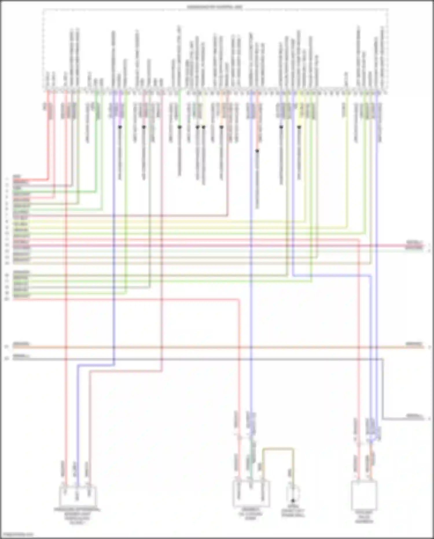 Cayenne Coupe Porsche III facelift (2023-2024): Wiring diagram engine performance 4.0l turbo hybrid, engine controls circuit, ea825evo (12 of 13)