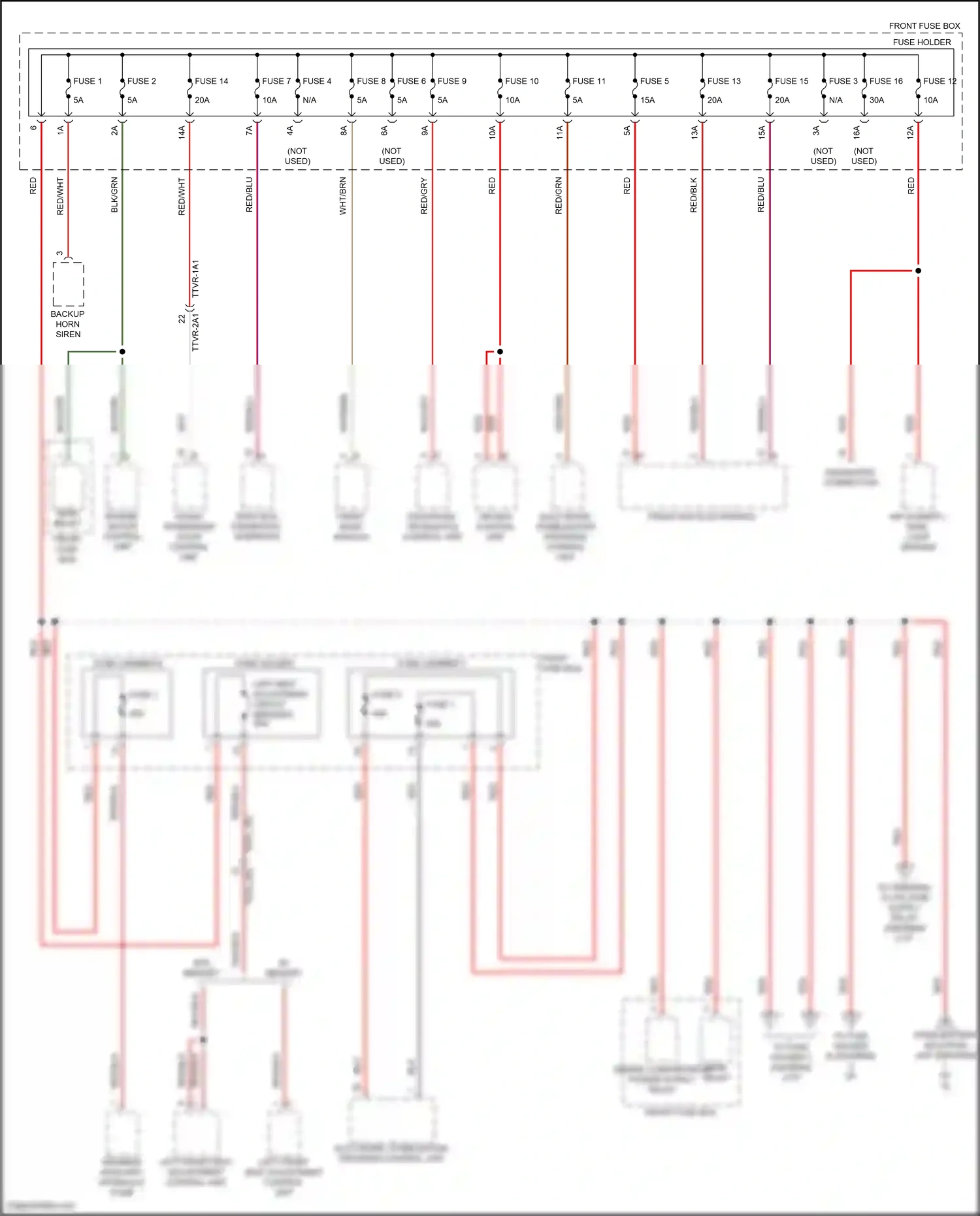 Porsche Cayenne Coupe III facelift (2023-2024) electronic stabilization program control unit wiring diagram  (5 of 6)
