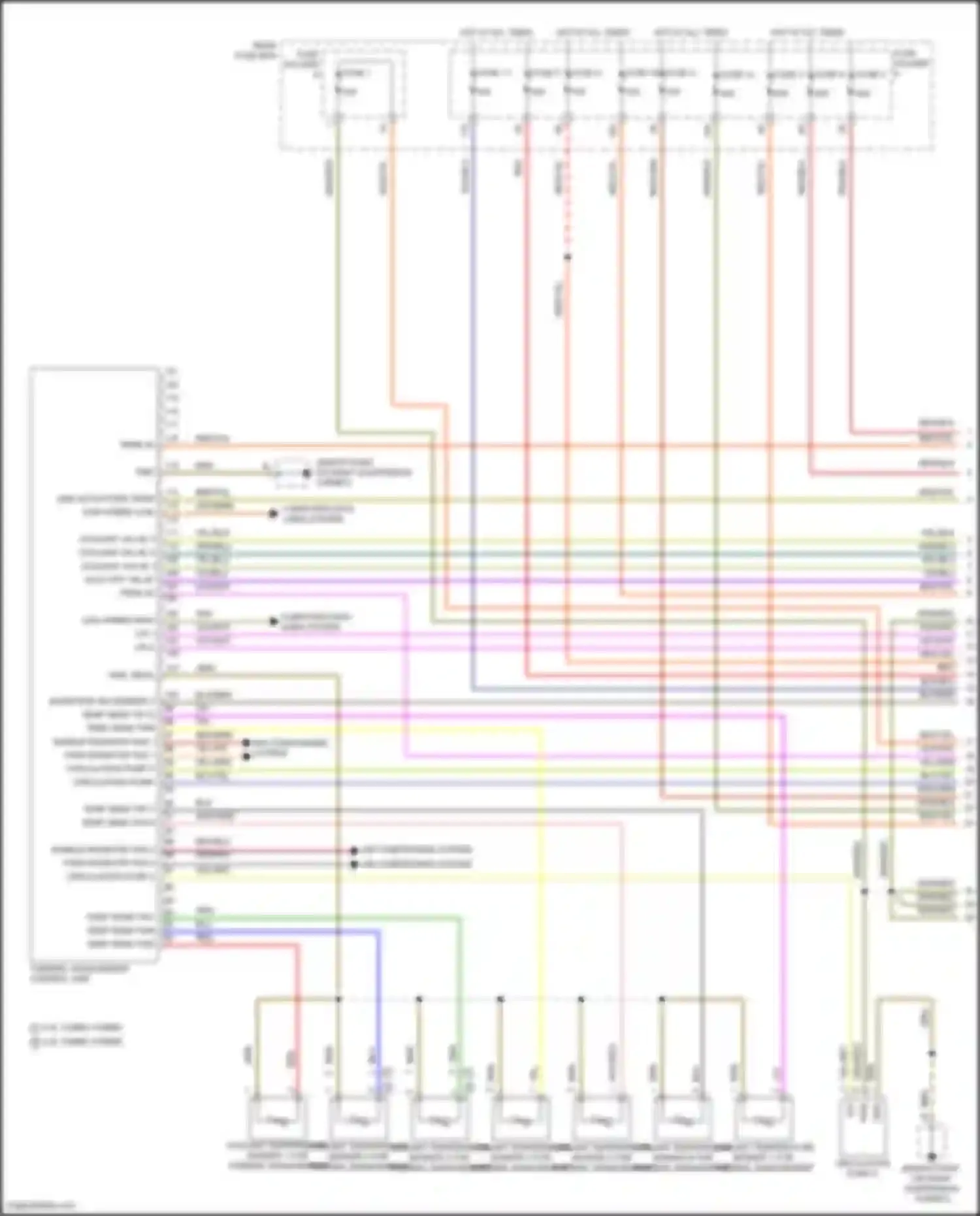 Cayenne Coupe Porsche III (2019-2023): Wiring diagram engine performance 3.0l turbo hybrid, hybrid system circuit (1 of 5)