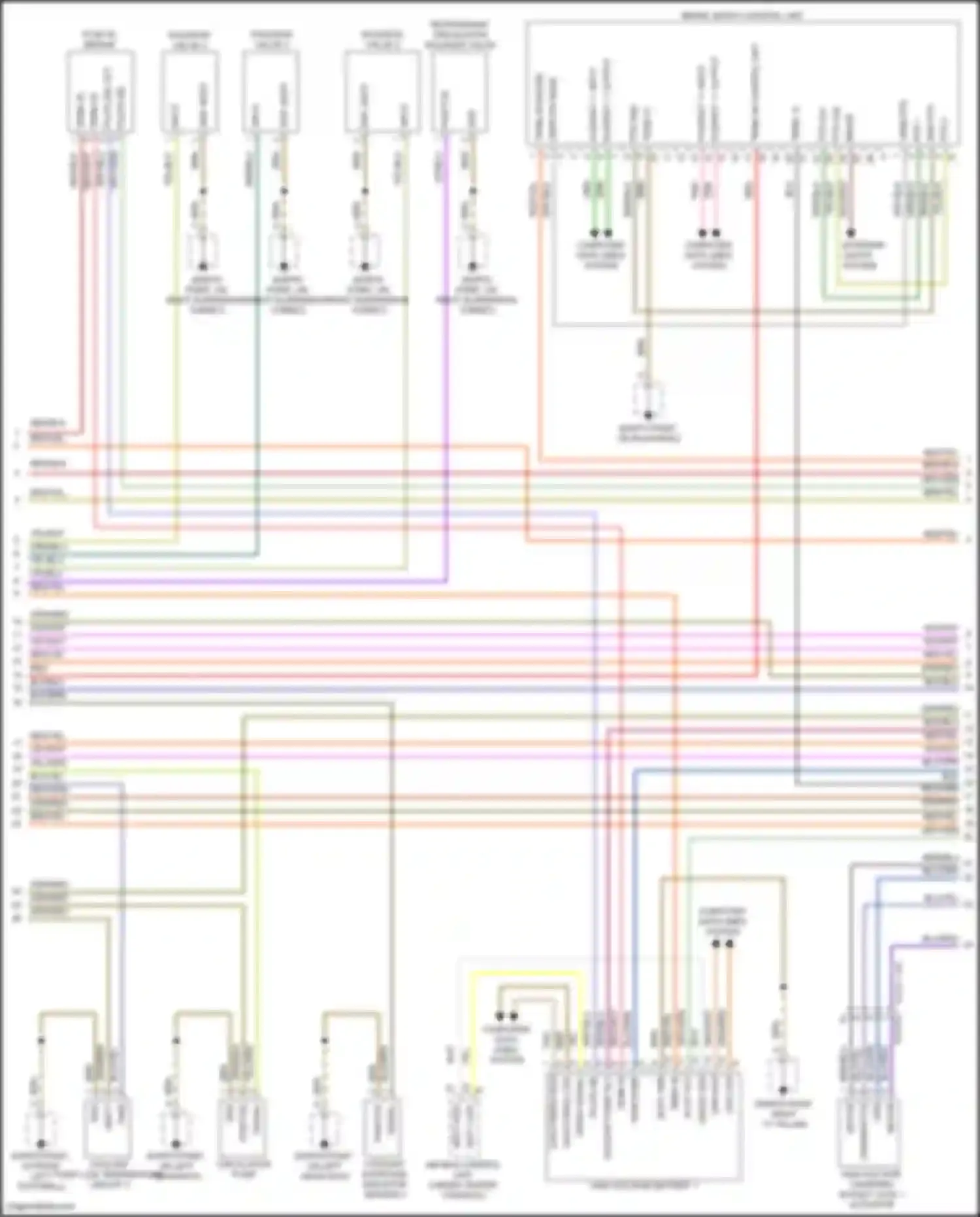 Cayenne Coupe Porsche III (2019-2023): Wiring diagram engine performance 3.0l turbo hybrid, hybrid system circuit (2 of 5)