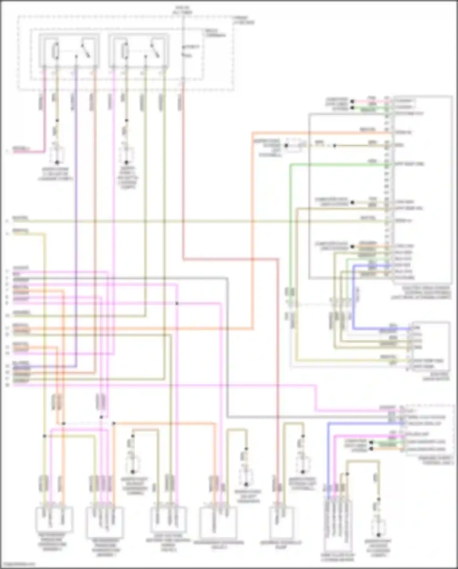 Cayenne Coupe Porsche III (2019-2023): Wiring diagram engine performance 3.0l turbo hybrid, hybrid system circuit (5 of 5)