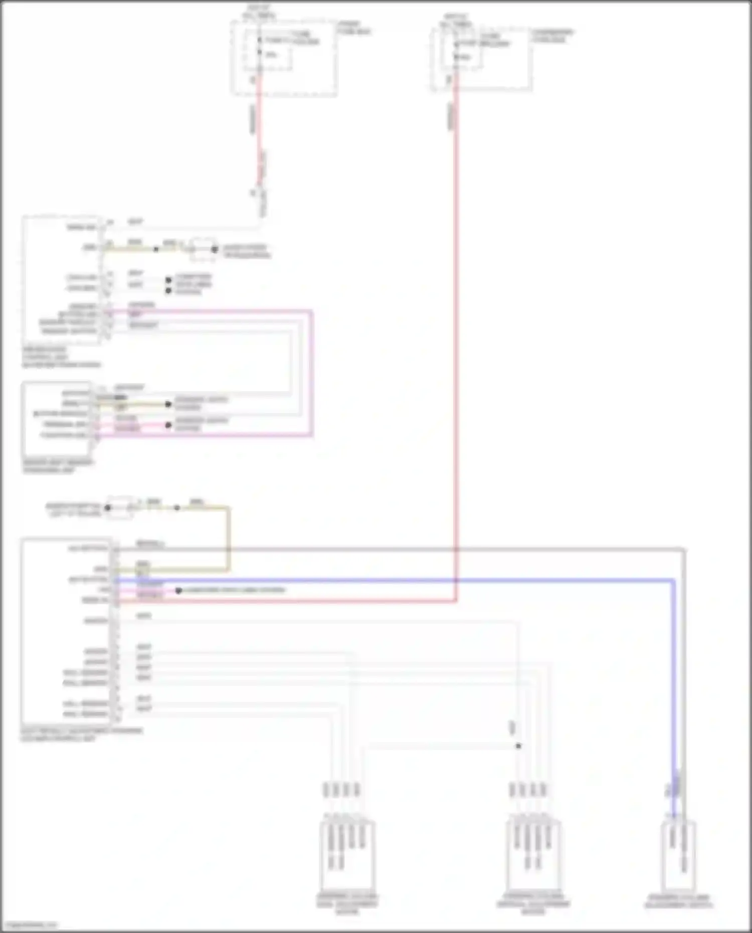 Cayenne Coupe Porsche III (2019-2023): Steering column memory circuit