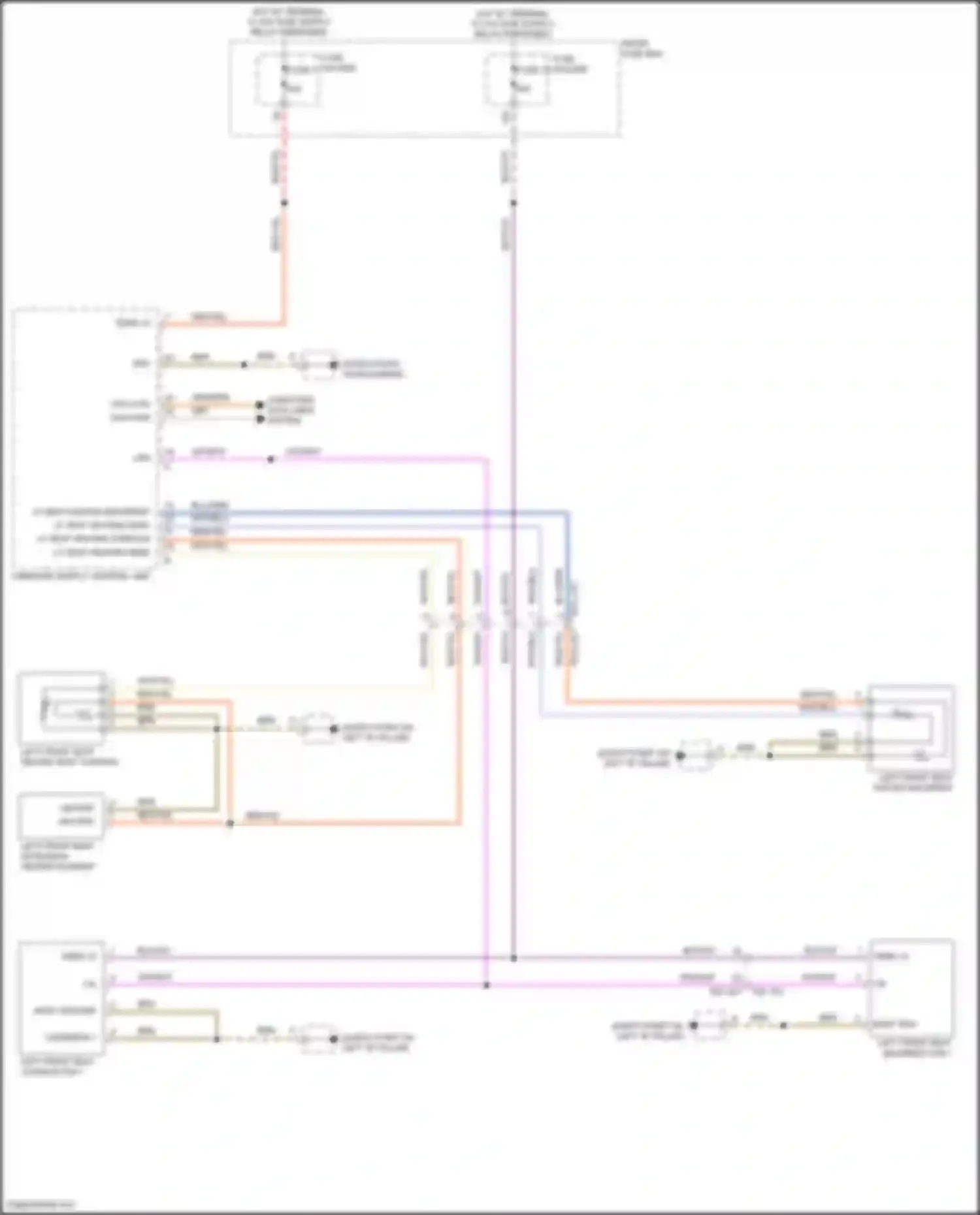 Cayenne Coupe Porsche III (2019-2023): Driver heated seat circuit
