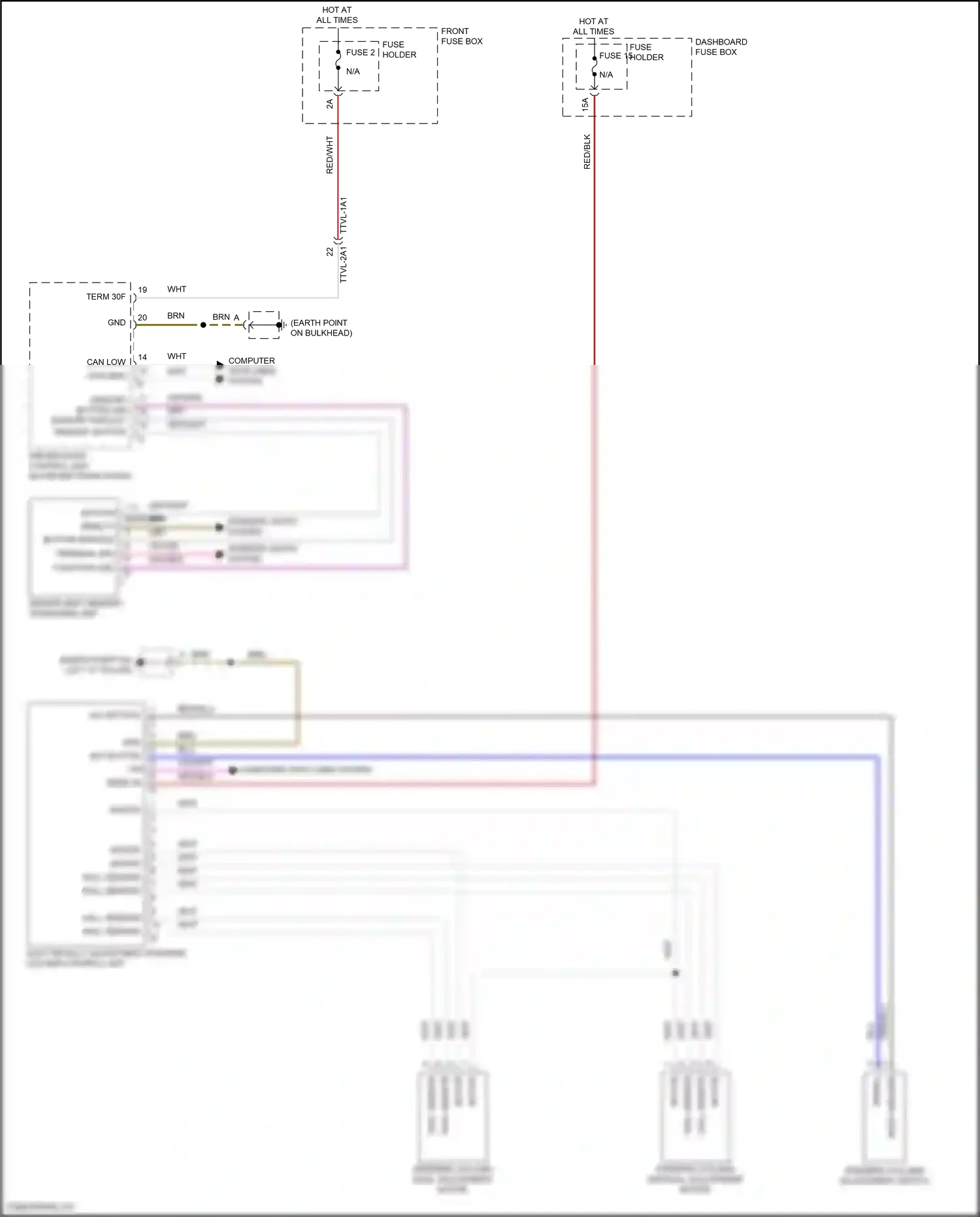 Porsche Cayenne Coupe III (2019-2023) memory module memory button wiring diagram  (3 of 3)