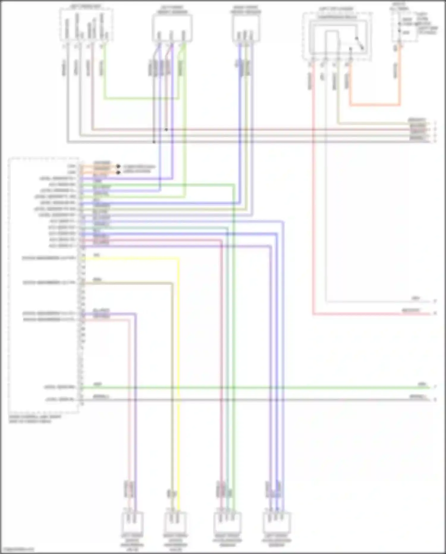 Cayenne GTS Porsche II (2010-2014): Electronic level control circuit (1 of 2)