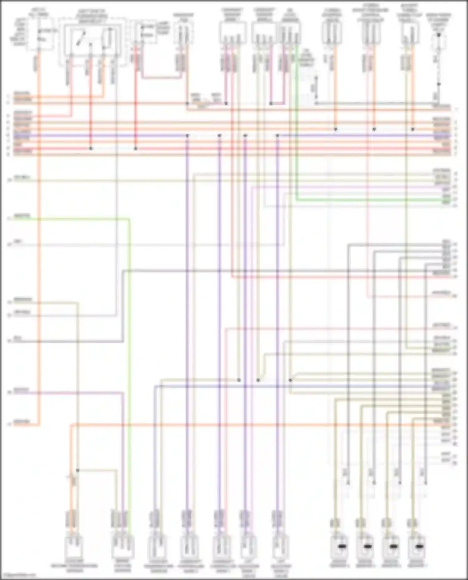 Cayenne GTS Porsche II (2010-2014): Wiring diagram engine performance 4.8l (2 of 5)