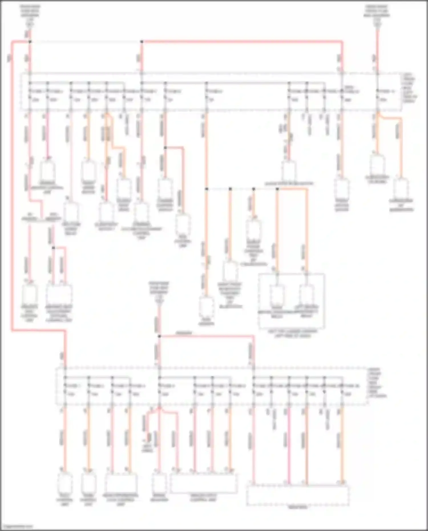 Cayenne GTS Porsche II (2010-2014): Power distribution circuit (4 of 8)