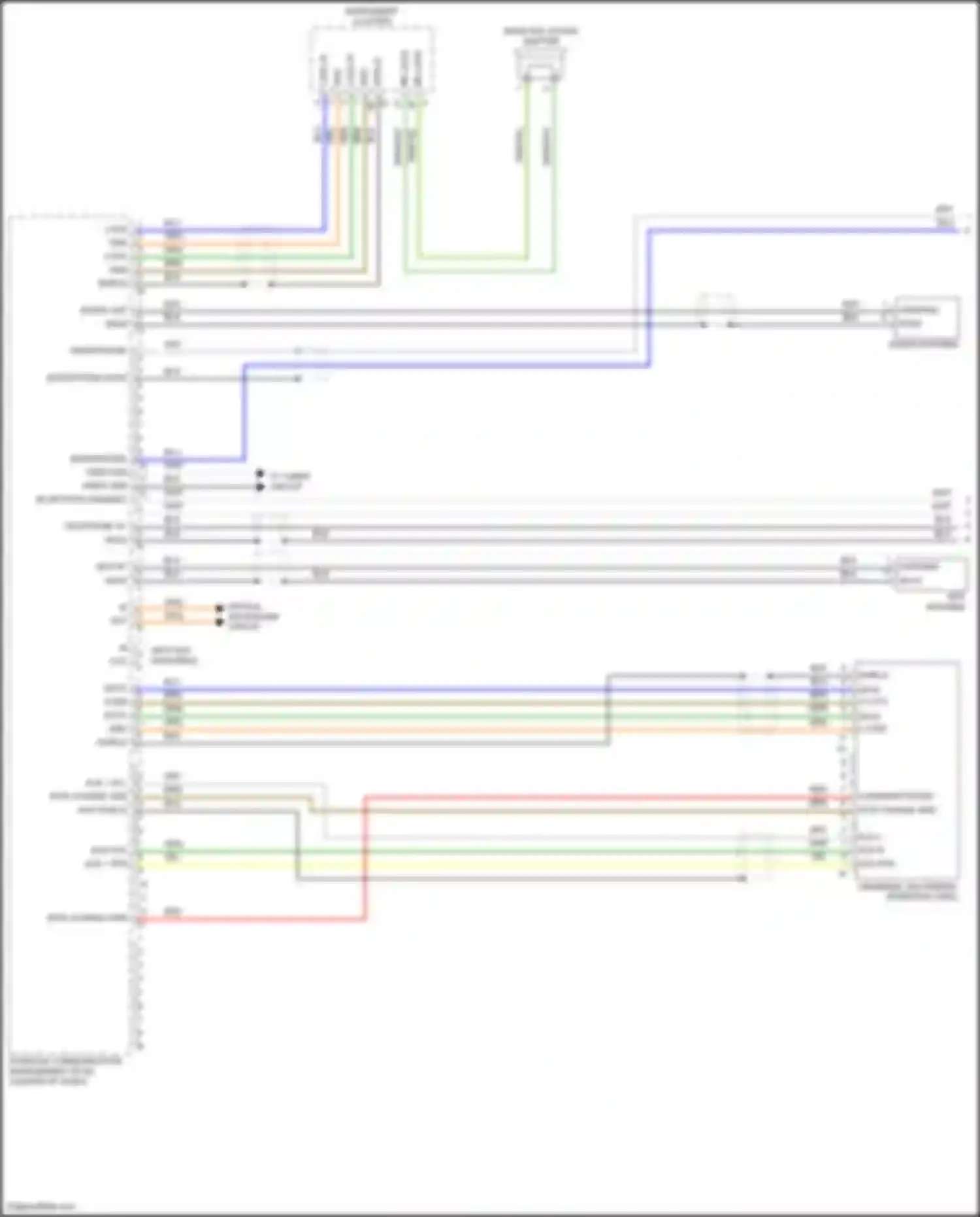Wiring diagram aux r + for Porsche Cayenne GTS II (2010-2014) (3 of 7)