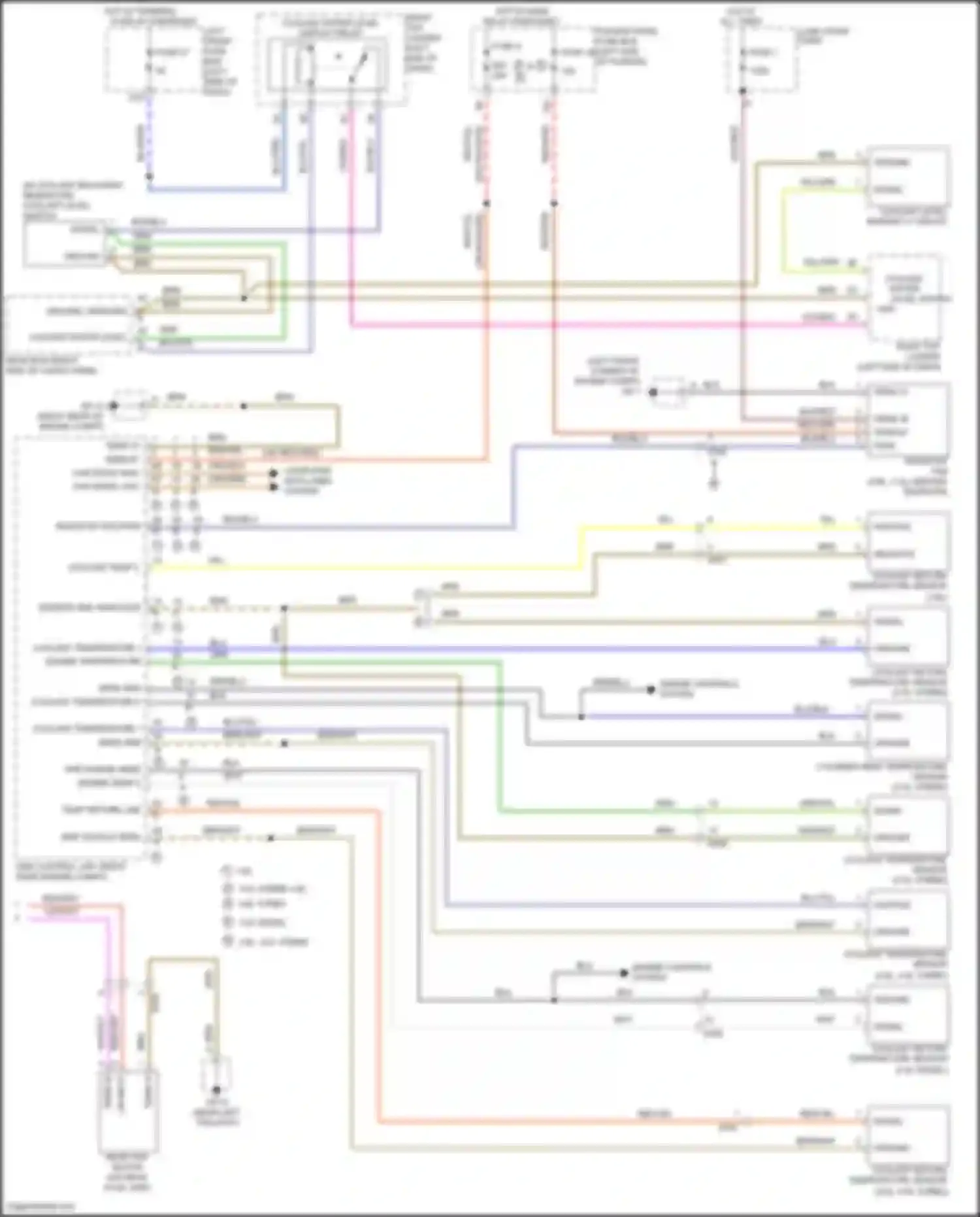 Wiring diagram blu/grn for Porsche Cayenne GTS II (2010-2014) (12 of 24)