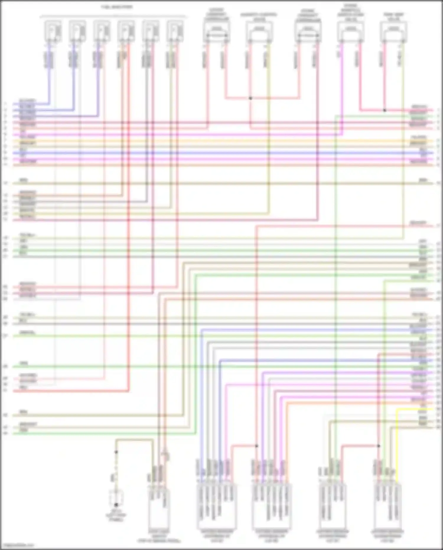 Wiring diagram brn/blu for Porsche Cayenne GTS II (2010-2014) (24 of 29)