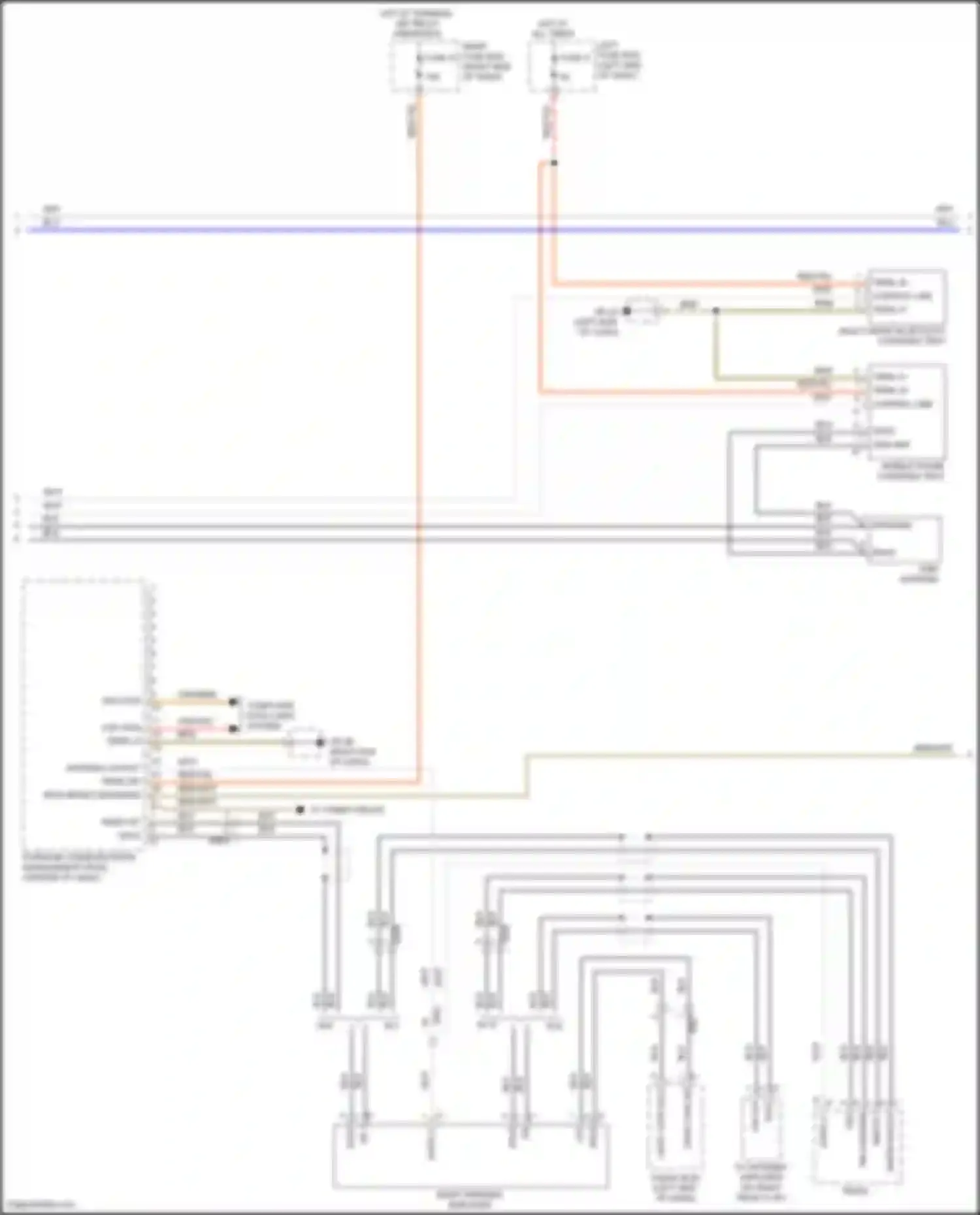 Wiring diagram control line for Porsche Cayenne GTS II (2010-2014) (2 of 7)