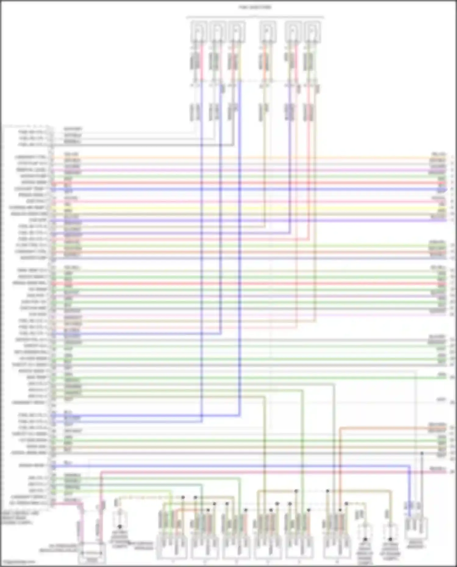 Wiring diagram blu/red for Porsche Cayenne GTS II (2010-2014)