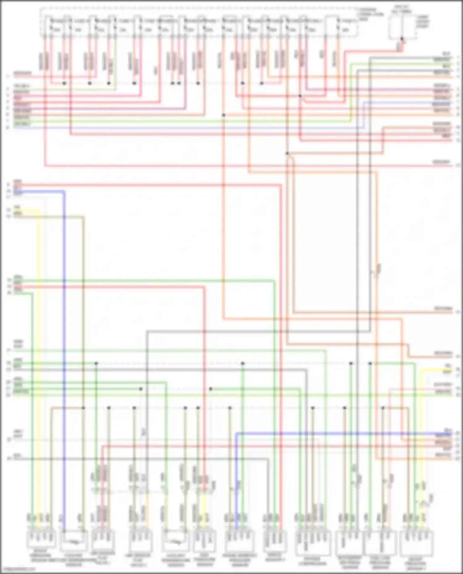 Wiring diagram fuse 3 for Porsche Cayenne GTS II (2010-2014) (5 of 7)