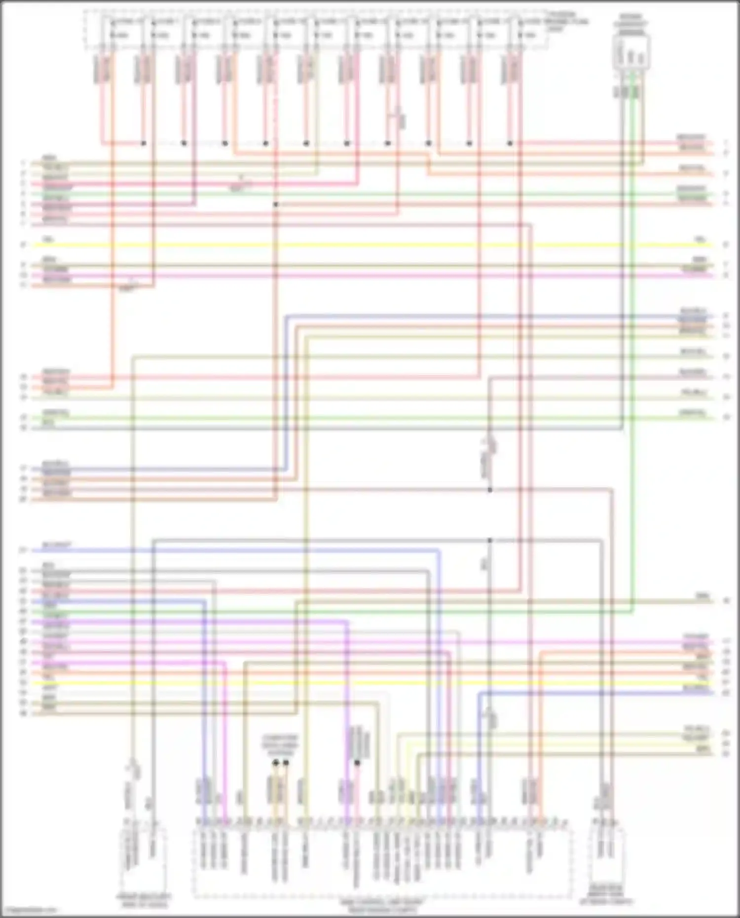 Wiring diagram fuse 8 for Porsche Cayenne GTS II (2010-2014) (8 of 11)