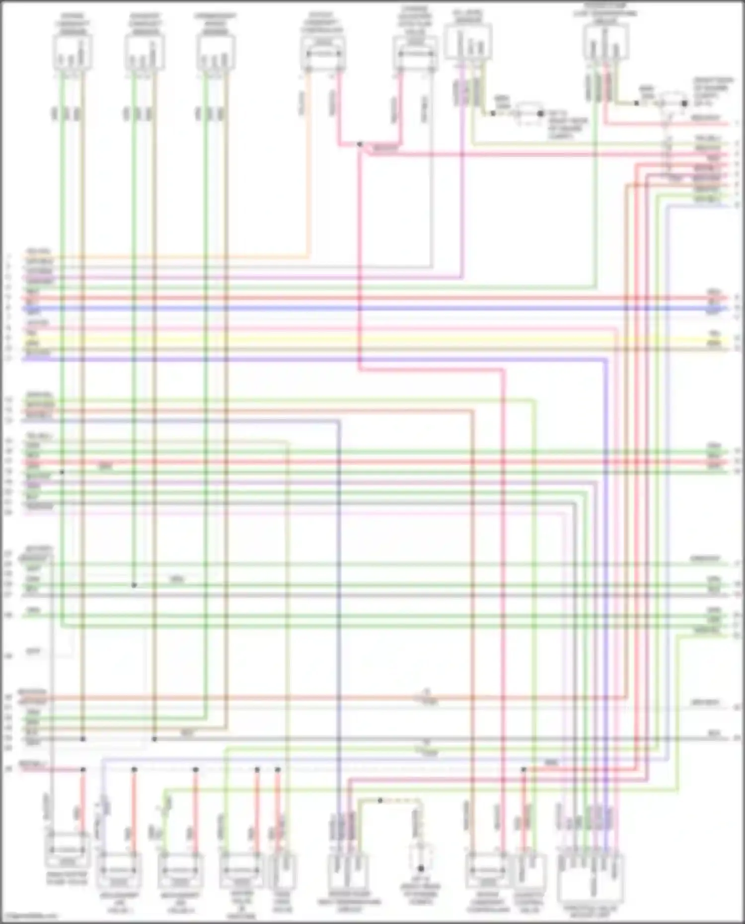 Wiring diagram oil level sensor for Porsche Cayenne GTS II (2010-2014)