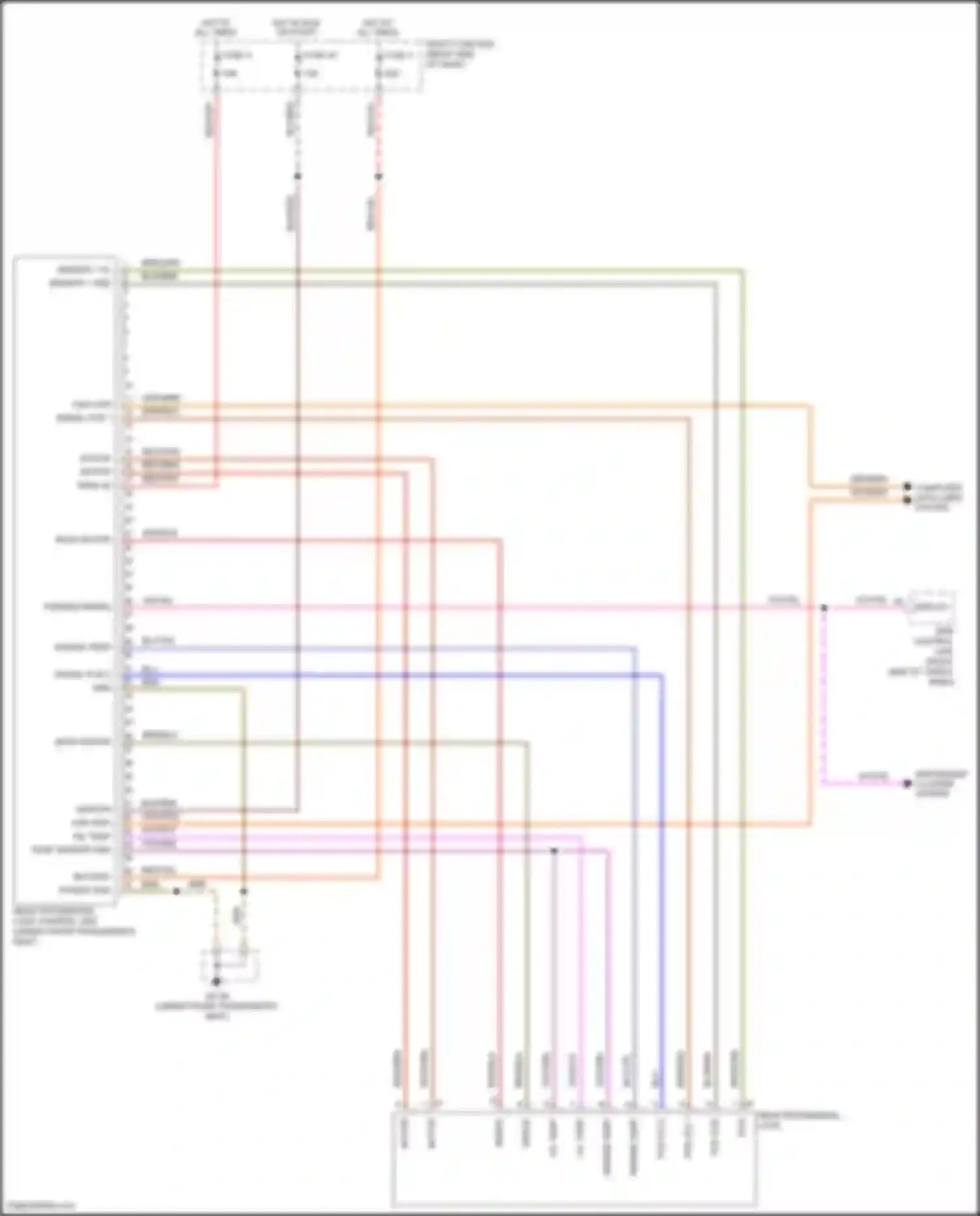 Wiring diagram engine temp for Porsche Cayenne GTS II (2010-2014)
