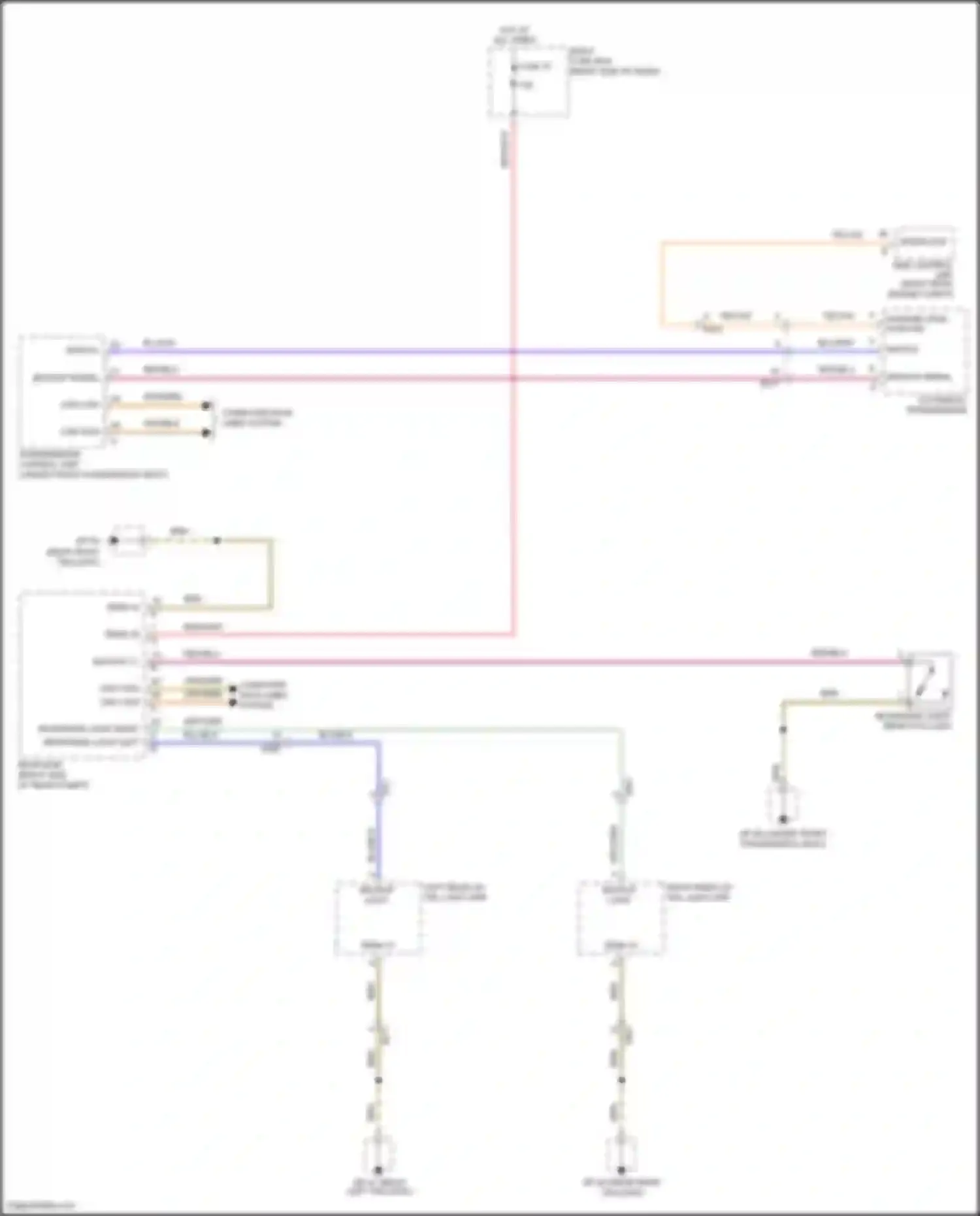 Wiring diagram transmission control unit for Porsche Cayenne GTS II (2010-2014)