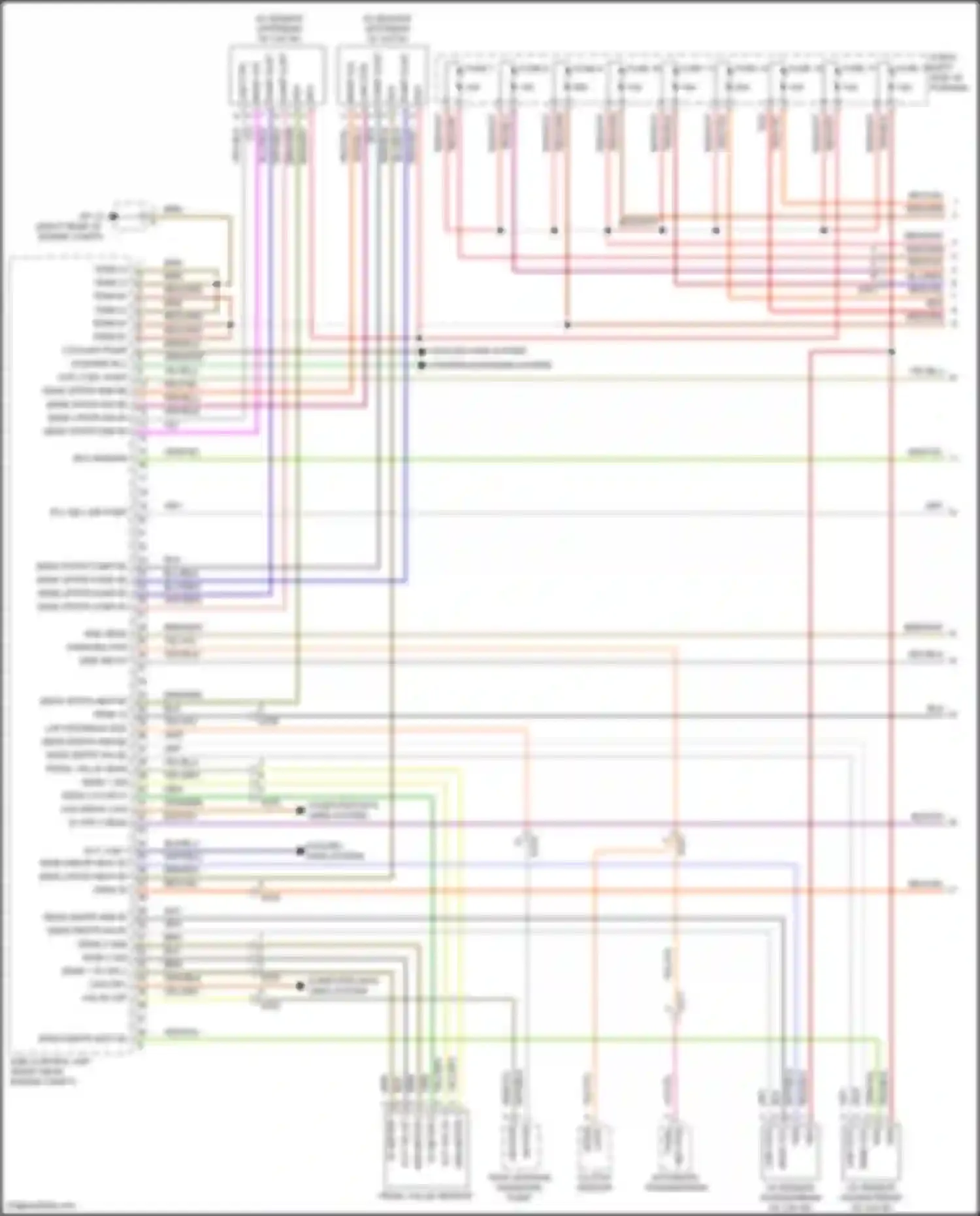 Wiring diagram lam ctrl for Porsche Cayenne GTS II (2010-2014) (1 of 2)