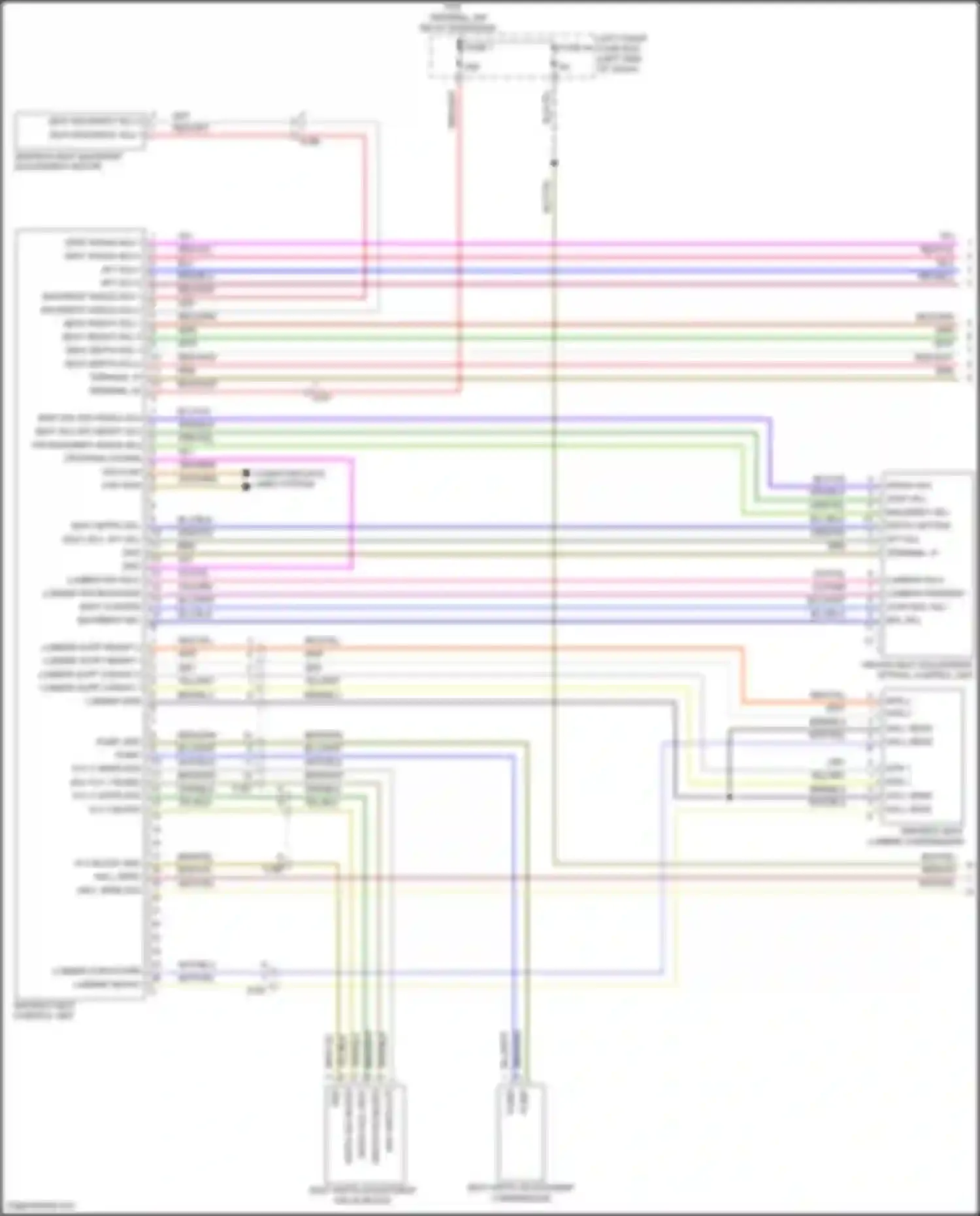 Wiring diagram mtr 1 - for Porsche Cayenne GTS II (2010-2014) (1 of 3)