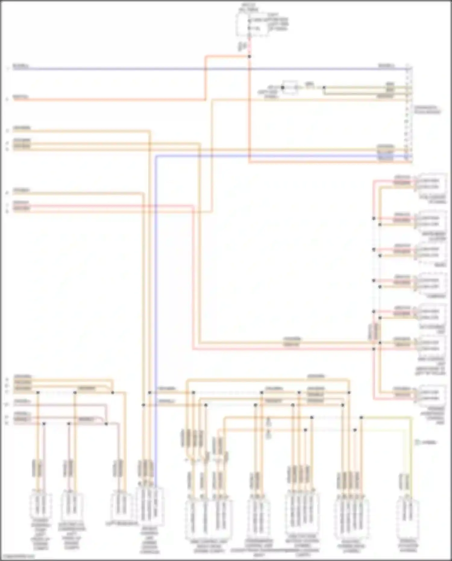 Wiring diagram org/blk for Porsche Cayenne GTS II (2010-2014) (6 of 19)
