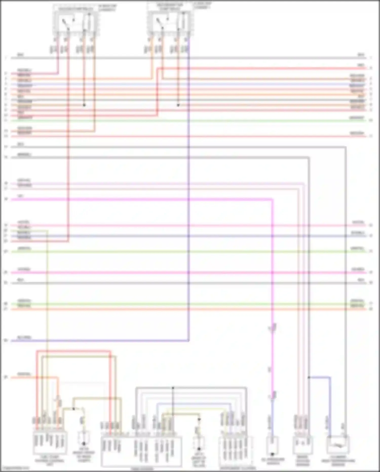 Wiring diagram red/blk for Porsche Cayenne GTS II (2010-2014) (23 of 36)