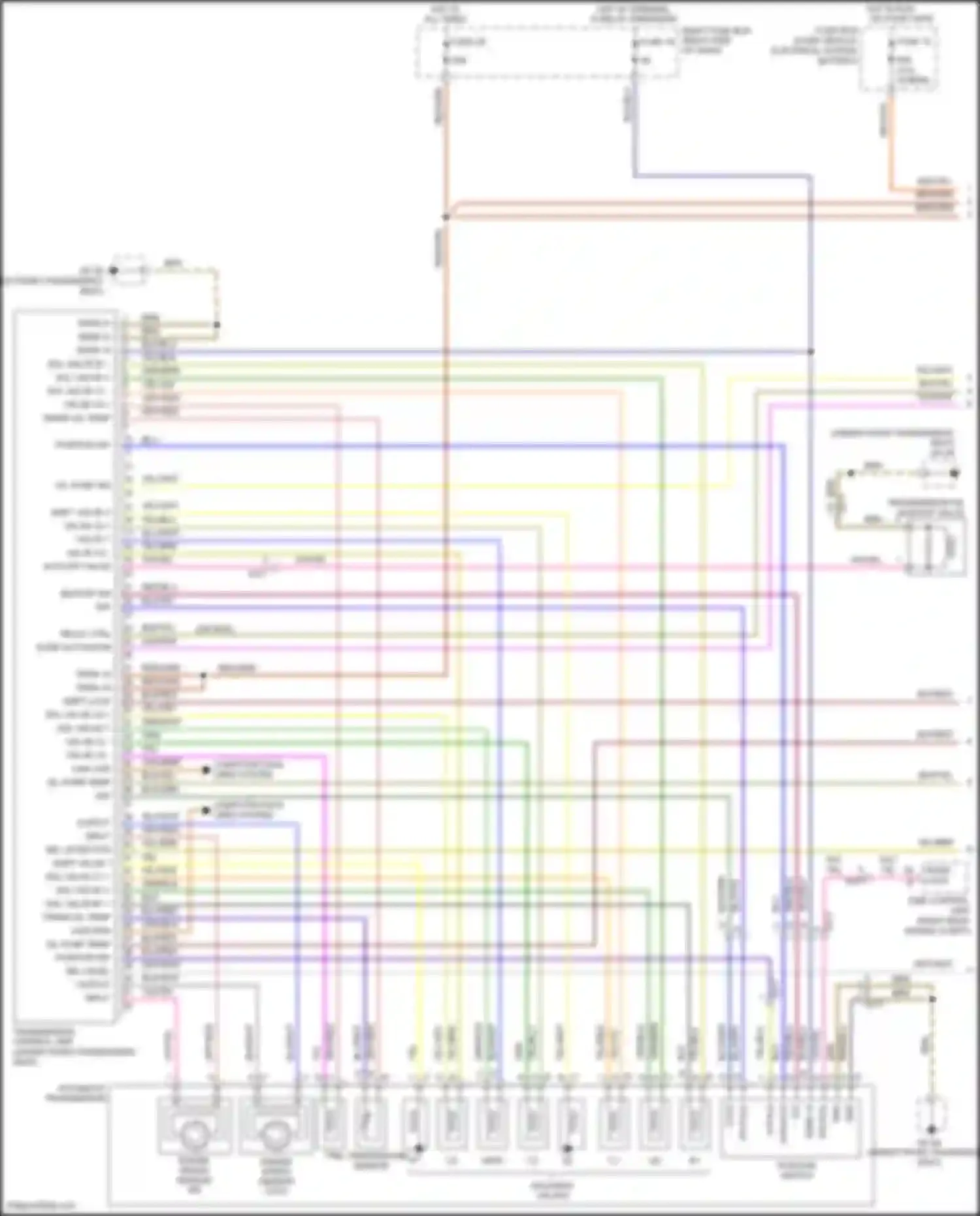 Wiring diagram red/grn for Porsche Cayenne GTS II (2010-2014) (1 of 57)