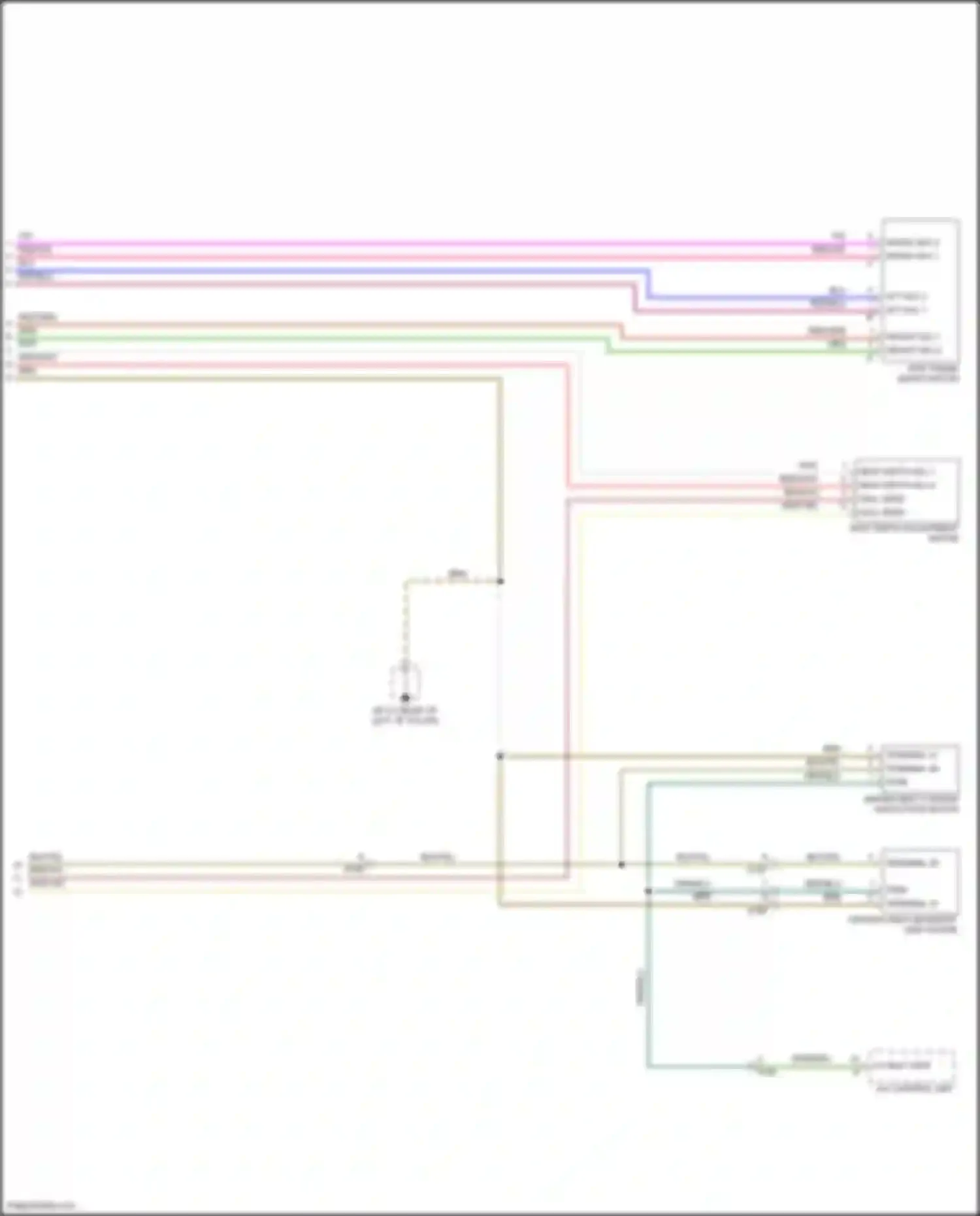 Wiring diagram red/vio for Porsche Cayenne GTS II (2010-2014) (15 of 33)