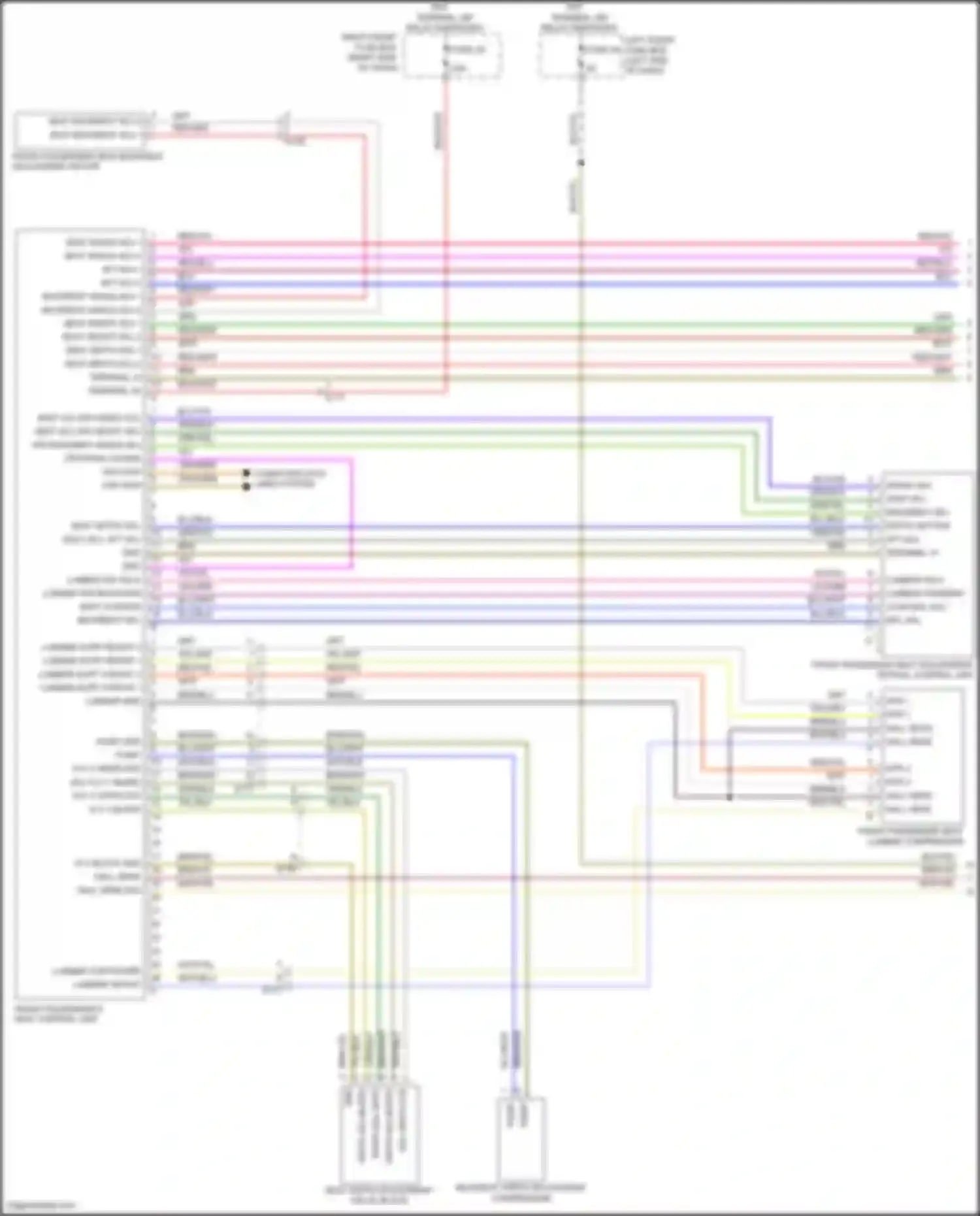 Wiring diagram red/vio for Porsche Cayenne GTS II (2010-2014) (17 of 33)