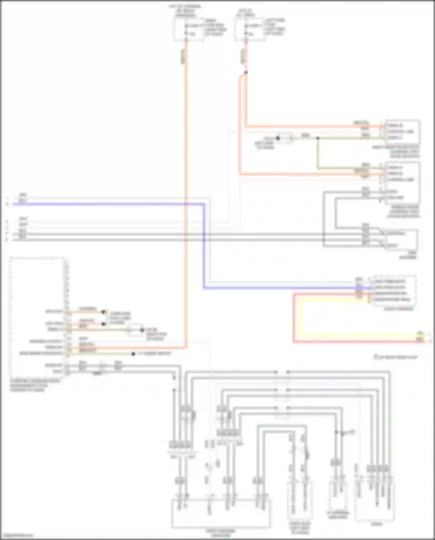 Wiring diagram red/yel for Porsche Cayenne GTS II (2010-2014) (58 of 92)