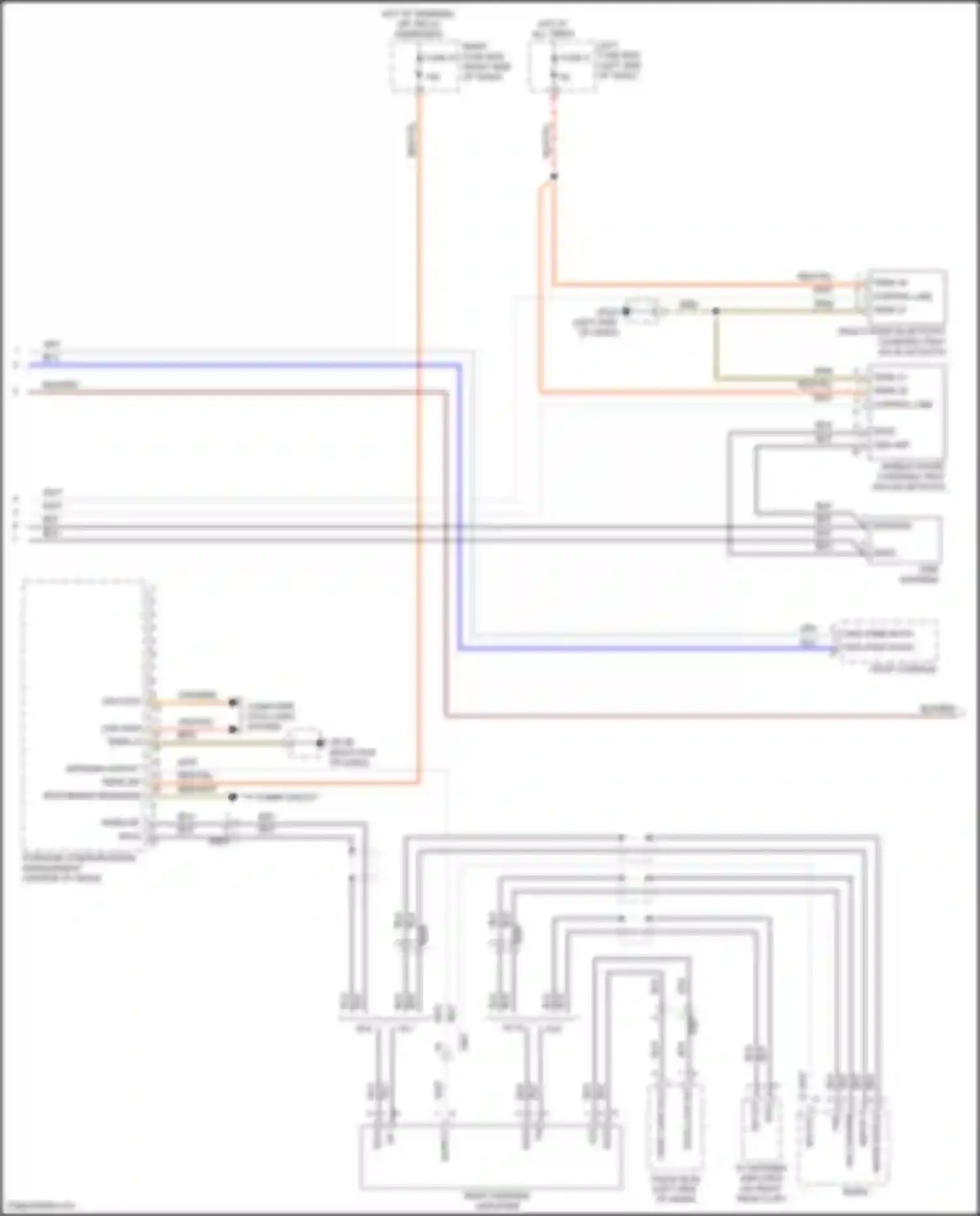Wiring diagram sw out for Porsche Cayenne GTS II (2010-2014) (1 of 2)