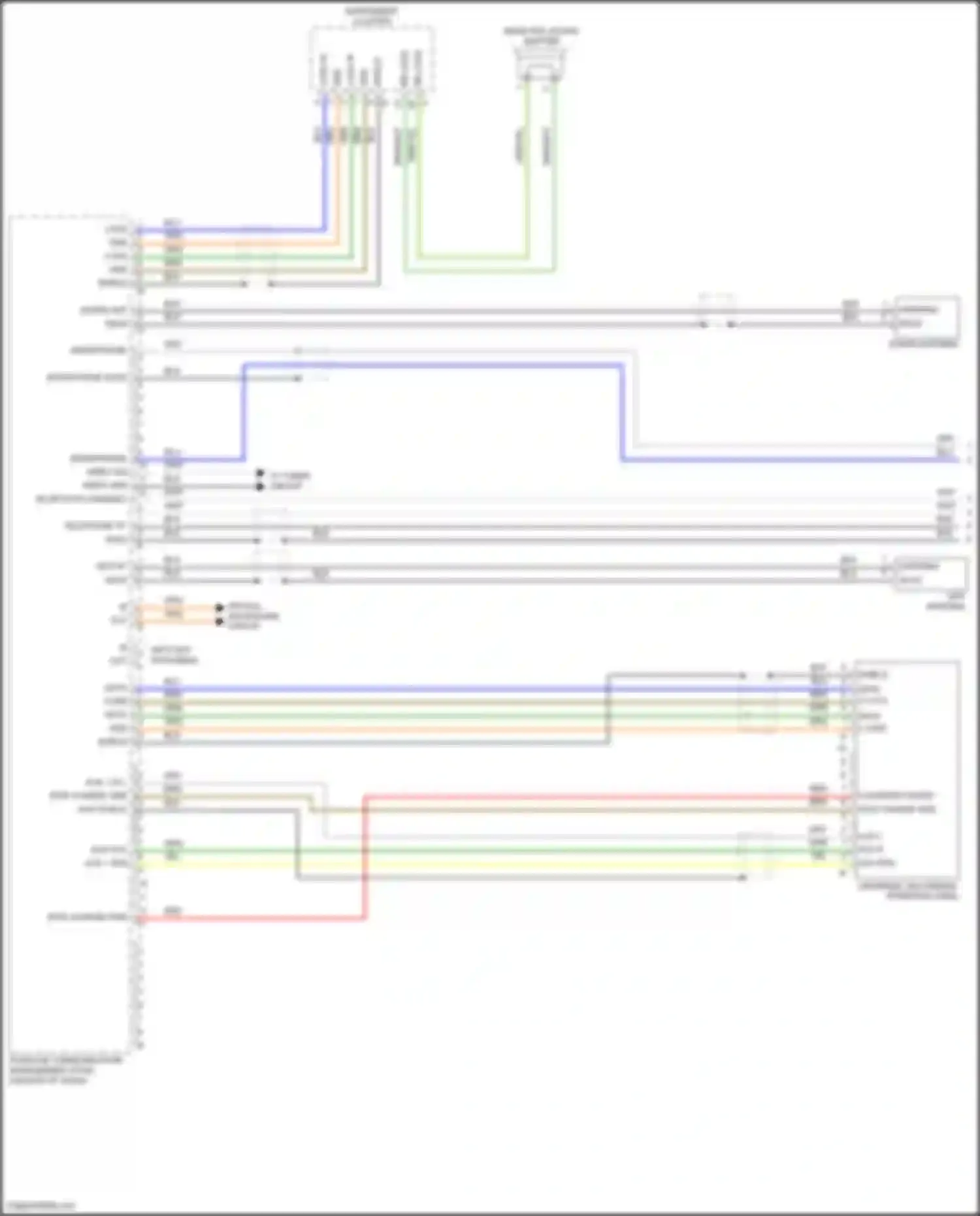 Wiring diagram wht for Porsche Cayenne GTS II (2010-2014) (61 of 82)