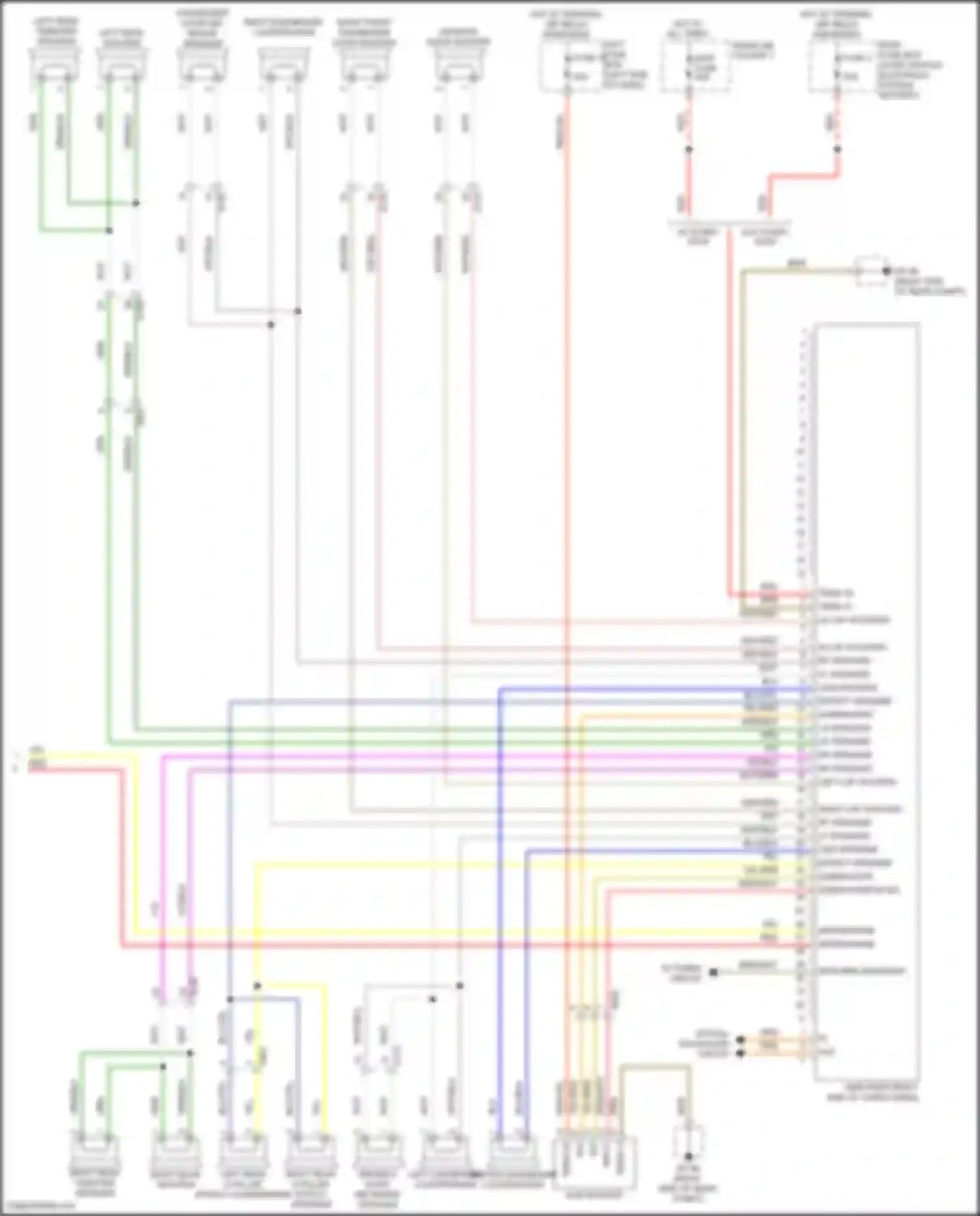 Wiring diagram wht/brn for Porsche Cayenne GTS II (2010-2014) (4 of 9)