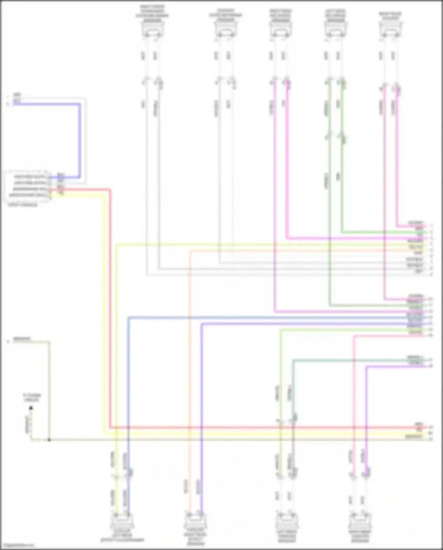 Wiring diagram yel for Porsche Cayenne GTS II (2010-2014) (36 of 58)
