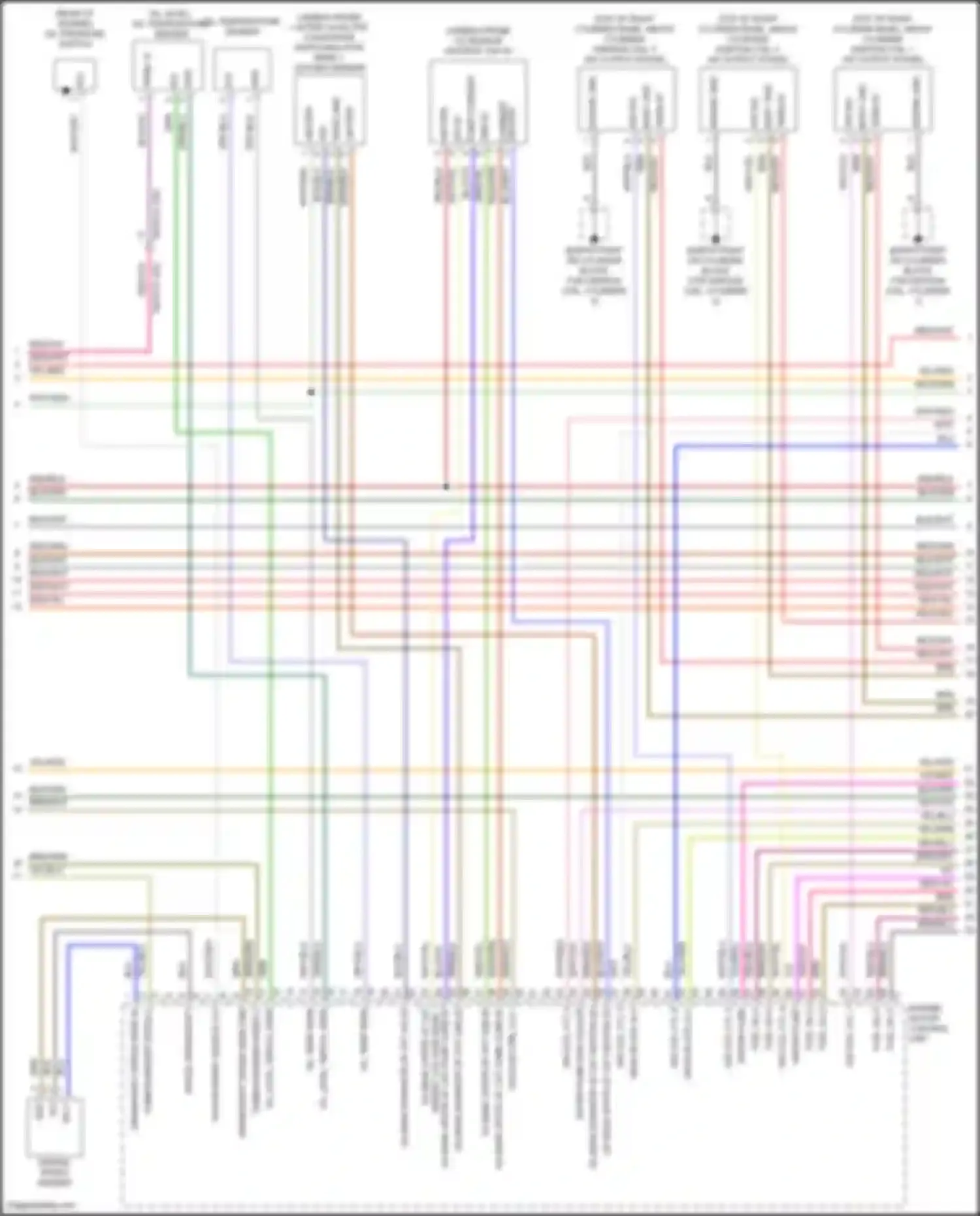 Cayenne GTS Porsche III (2017-2023): Wiring diagram engine performance 3.0l turbo (3 of 8)