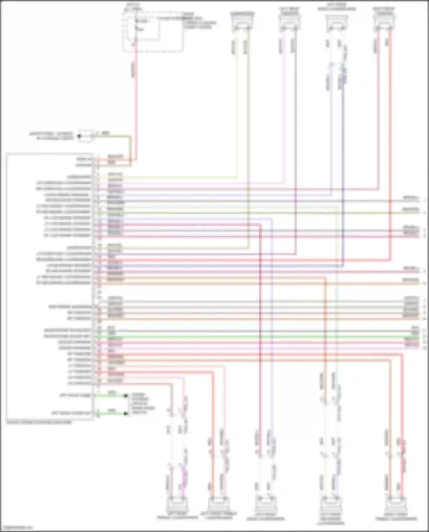 Wiring diagram blk/blu for Porsche Cayenne GTS III (2017-2023) (6 of 41)