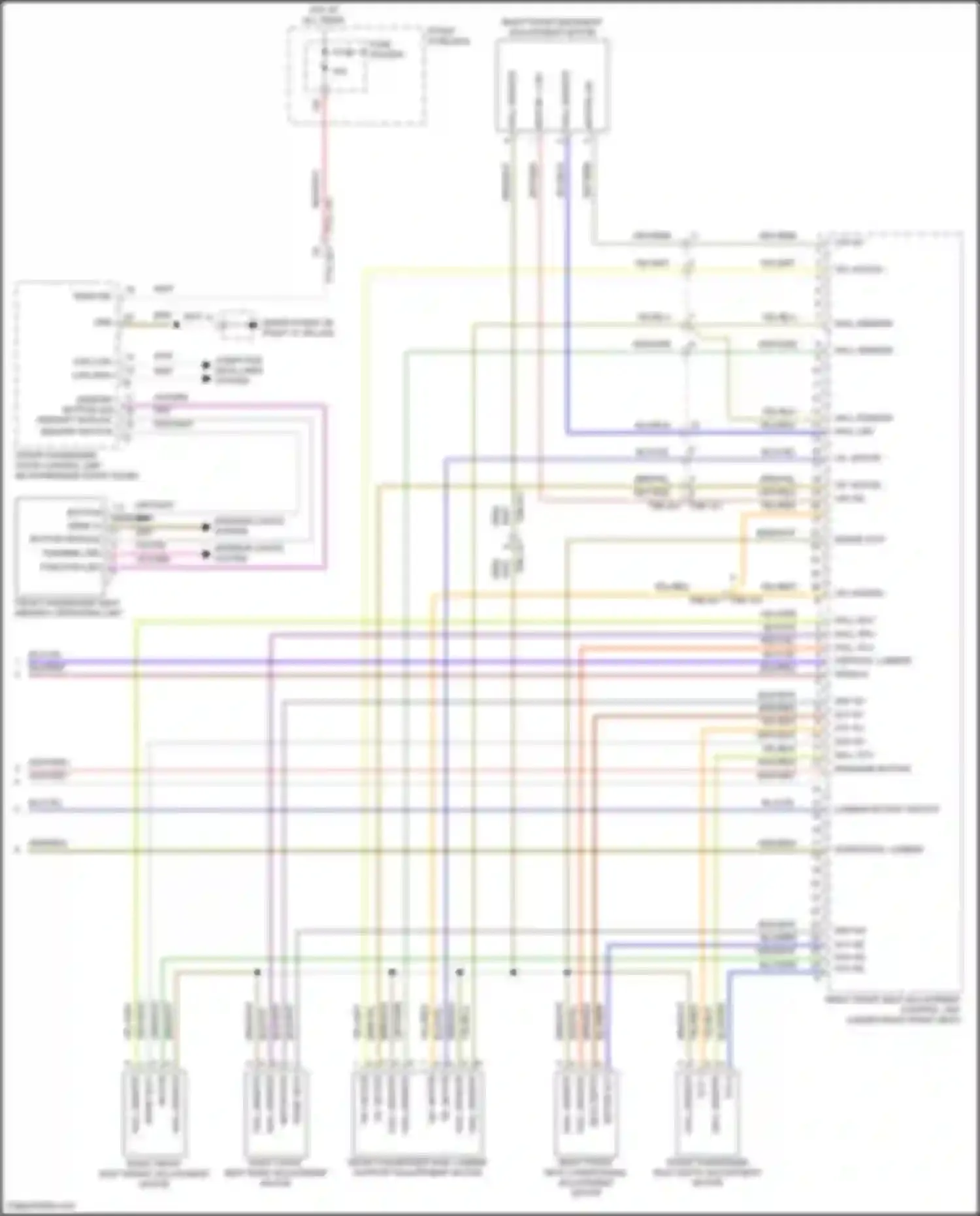 Wiring diagram blu/blk for Porsche Cayenne GTS III (2017-2023) (8 of 18)