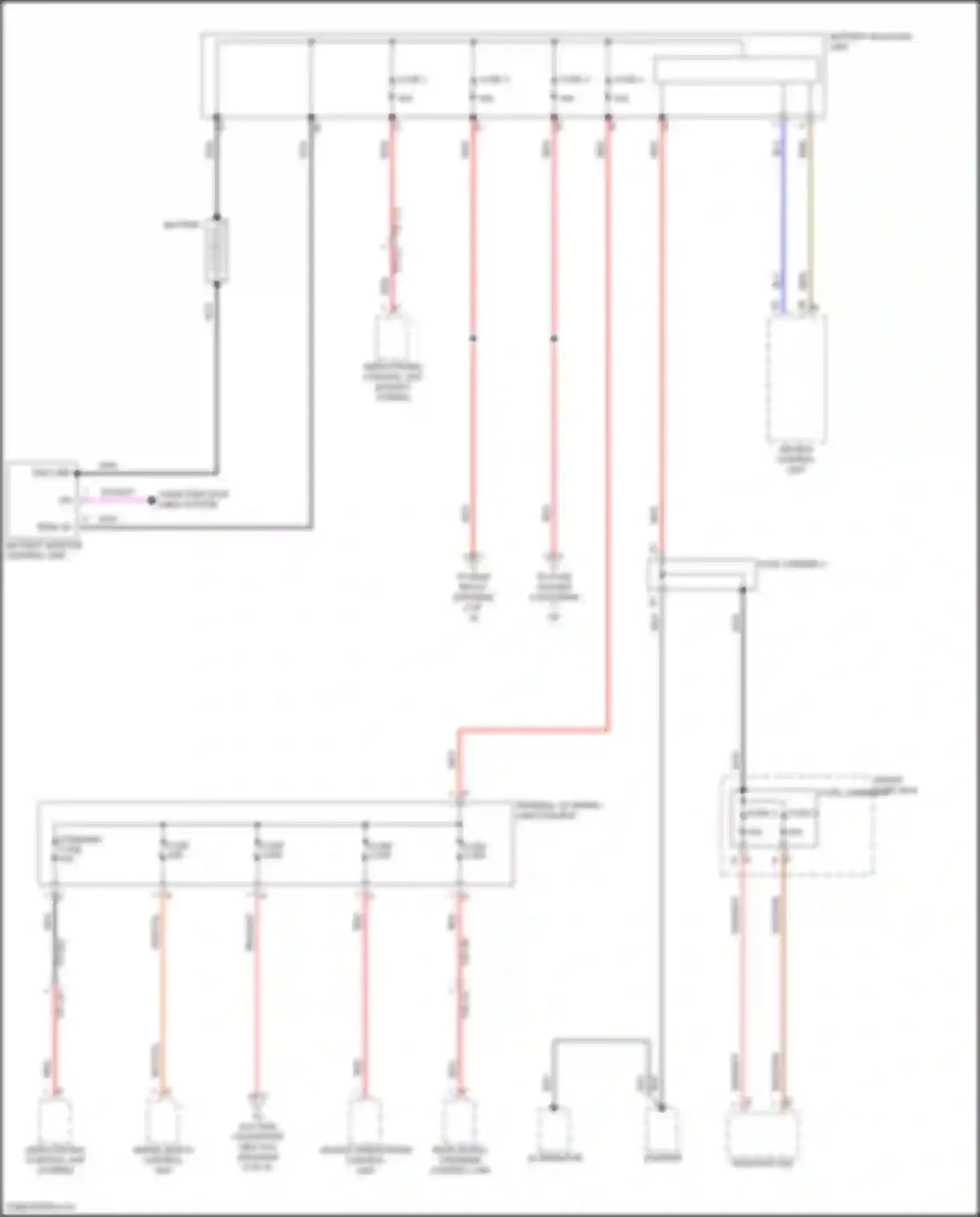 Wiring diagram brake servo control unit for Porsche Cayenne GTS III (2017-2023) (4 of 7)