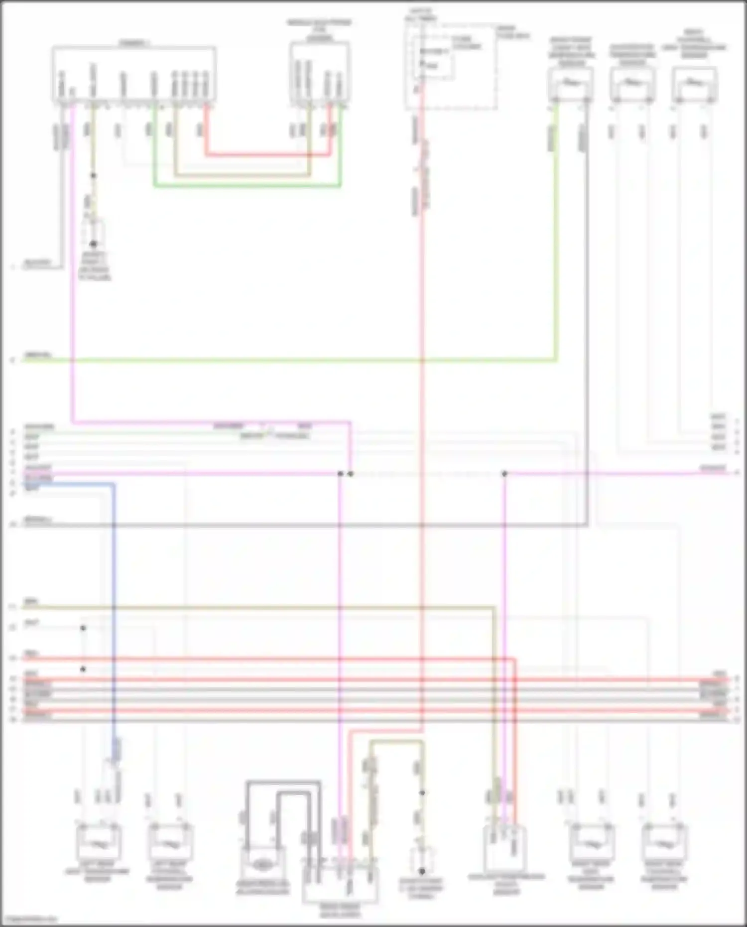 Wiring diagram brn/blu for Porsche Cayenne GTS III (2017-2023) (3 of 77)