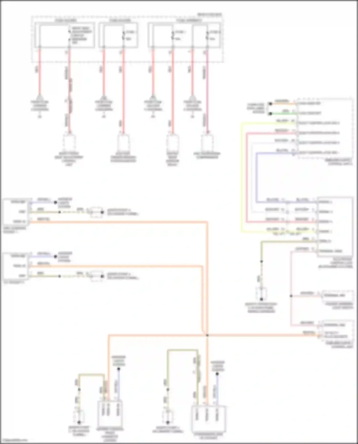 Wiring diagram can comfort hi for Porsche Cayenne GTS III (2017-2023) (1 of 2)