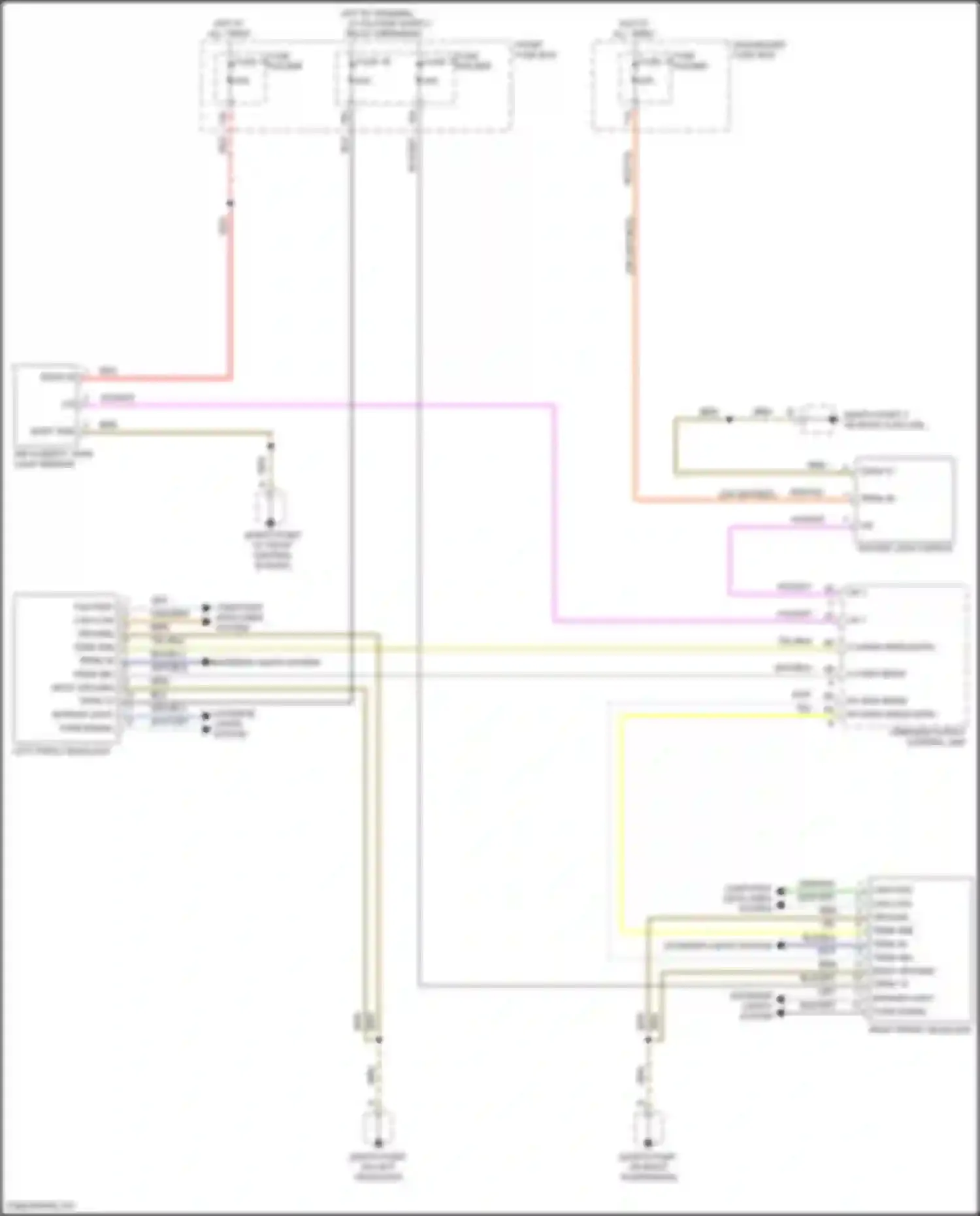 Wiring diagram computer data lines system for Porsche Cayenne GTS III (2017-2023) (66 of 126)
