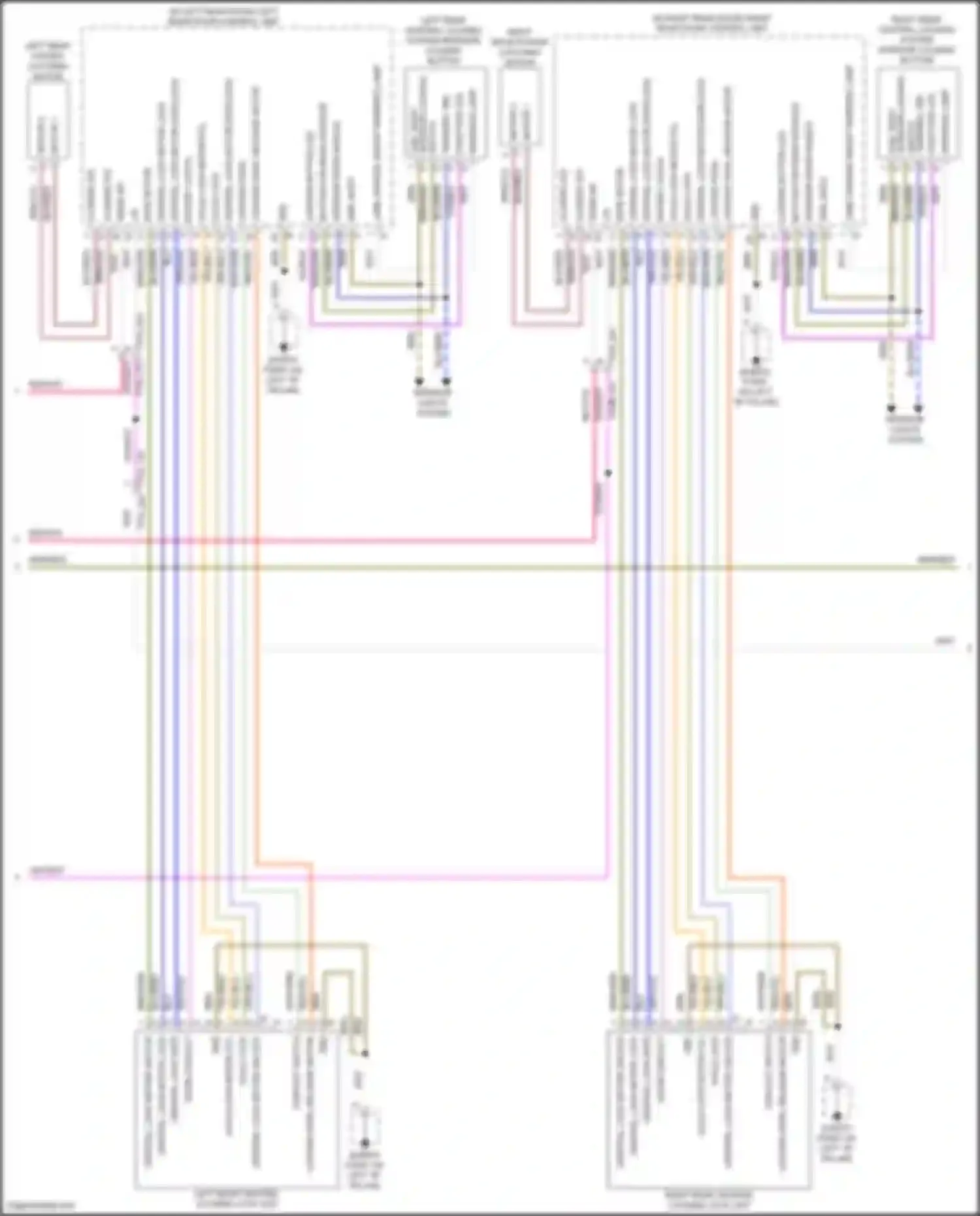 Wiring diagram function led for Porsche Cayenne GTS III (2017-2023) (2 of 10)