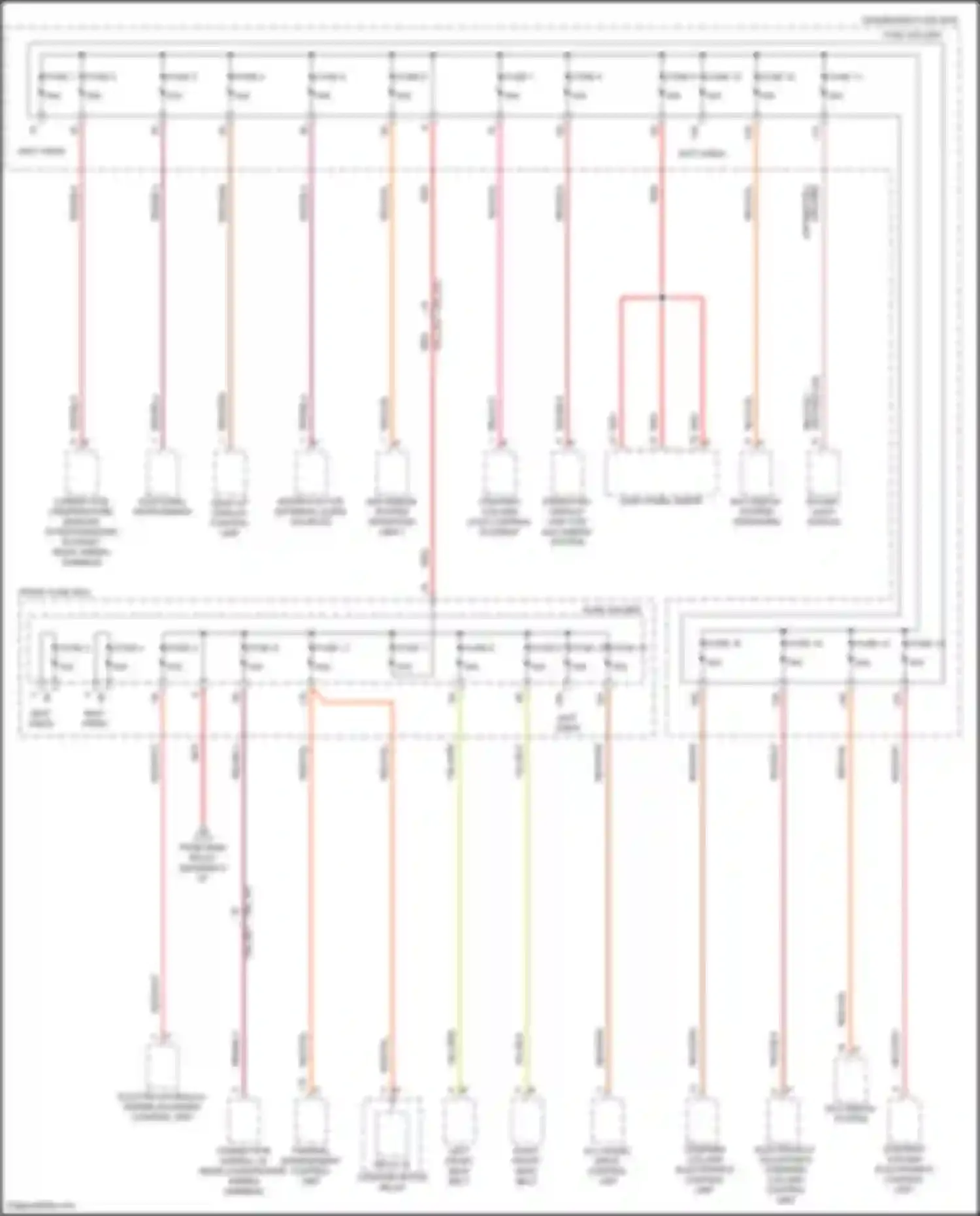 Wiring diagram fuse 12 for Porsche Cayenne GTS III (2017-2023) (6 of 21)