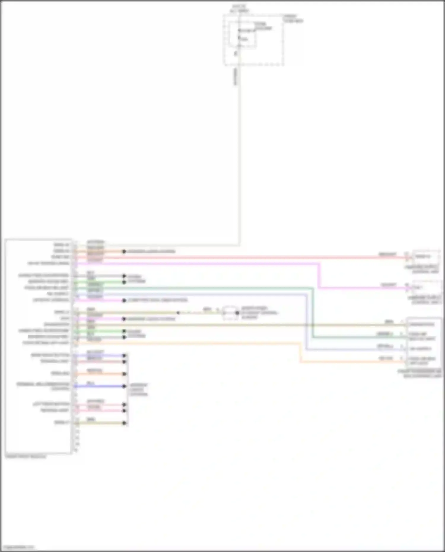 Wiring diagram gry/blu for Porsche Cayenne GTS III (2017-2023) (19 of 40)