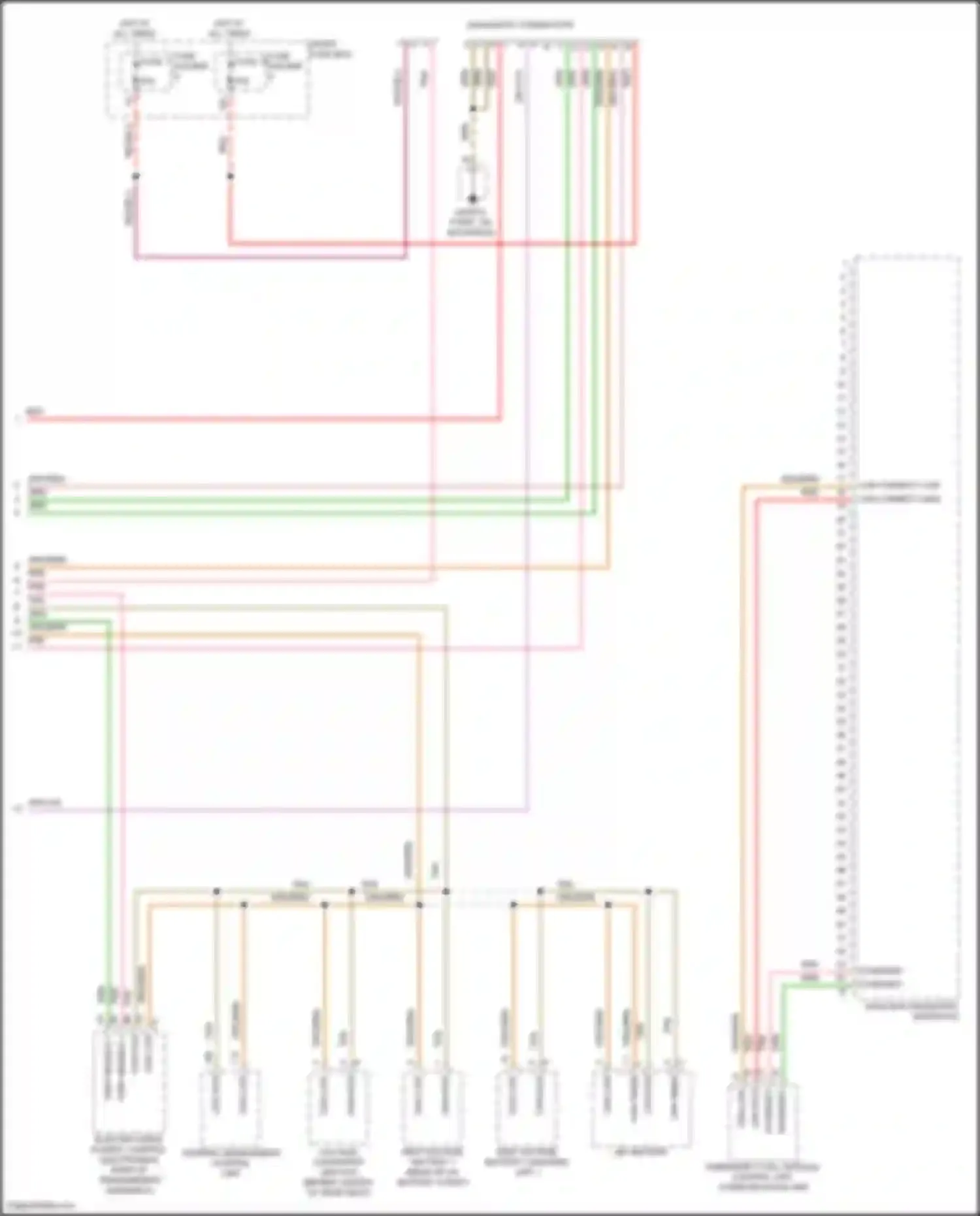 Wiring diagram gry/red for Porsche Cayenne GTS III (2017-2023) (17 of 24)