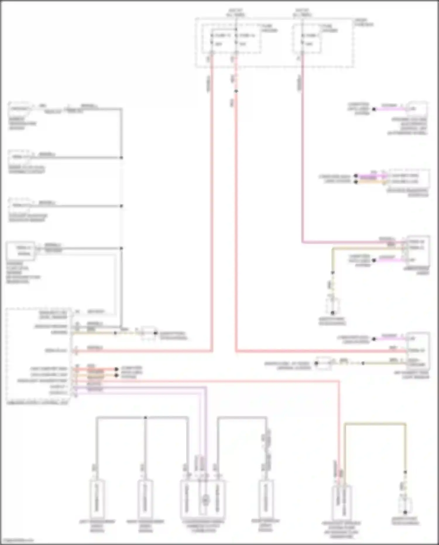 Wiring diagram gry/wht for Porsche Cayenne GTS III (2017-2023) (4 of 18)